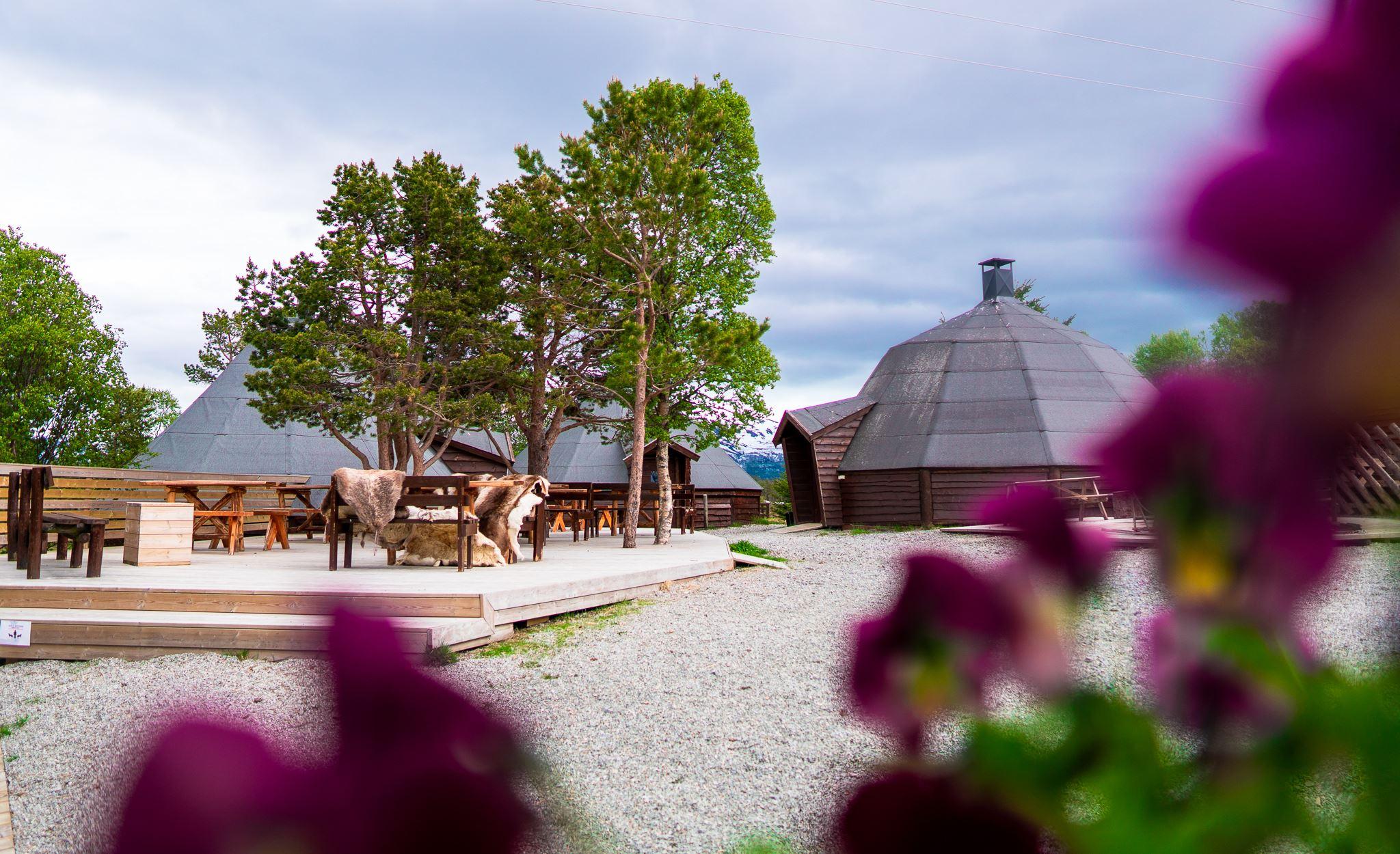 The outdoor area at Tromsø Villmarkssenter