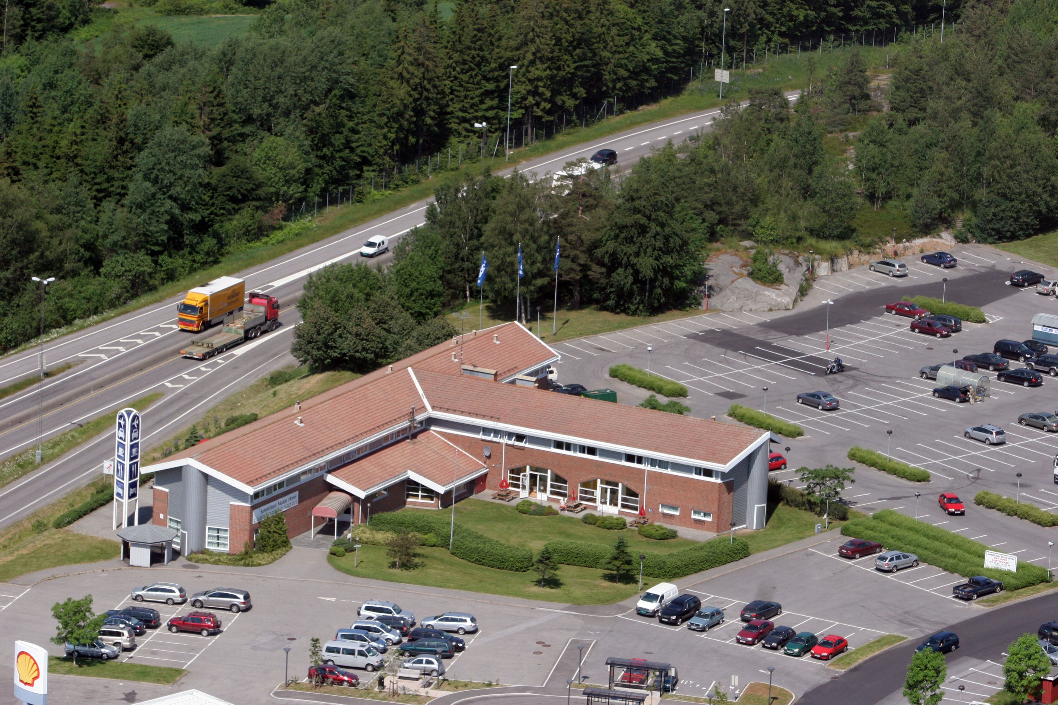 Aerial view of Torp Hotel