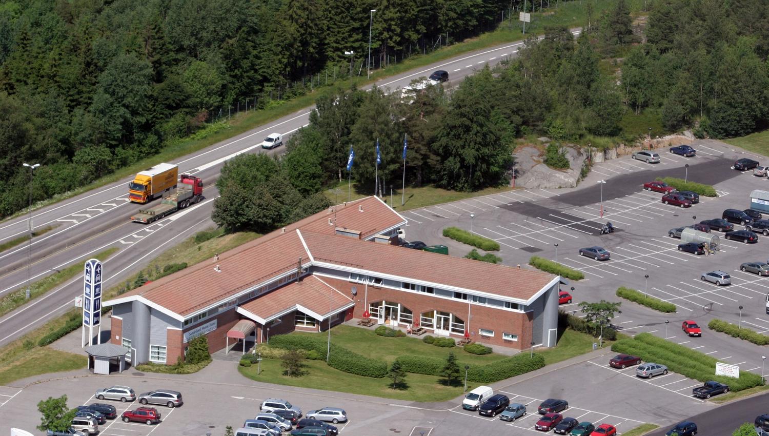 Aerial view of Torp Hotel