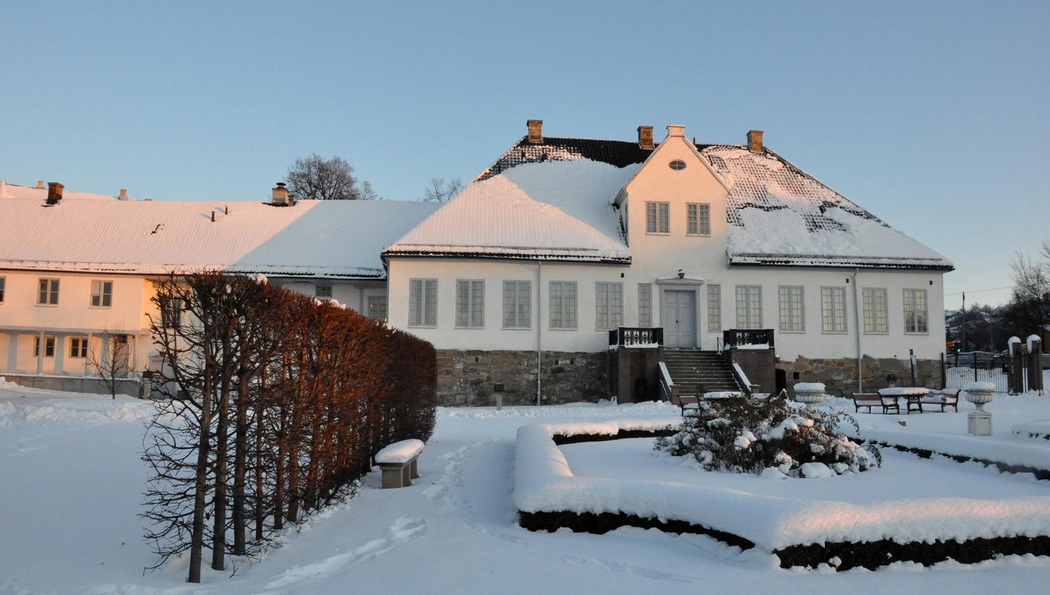 Eksteriør på vinteren.