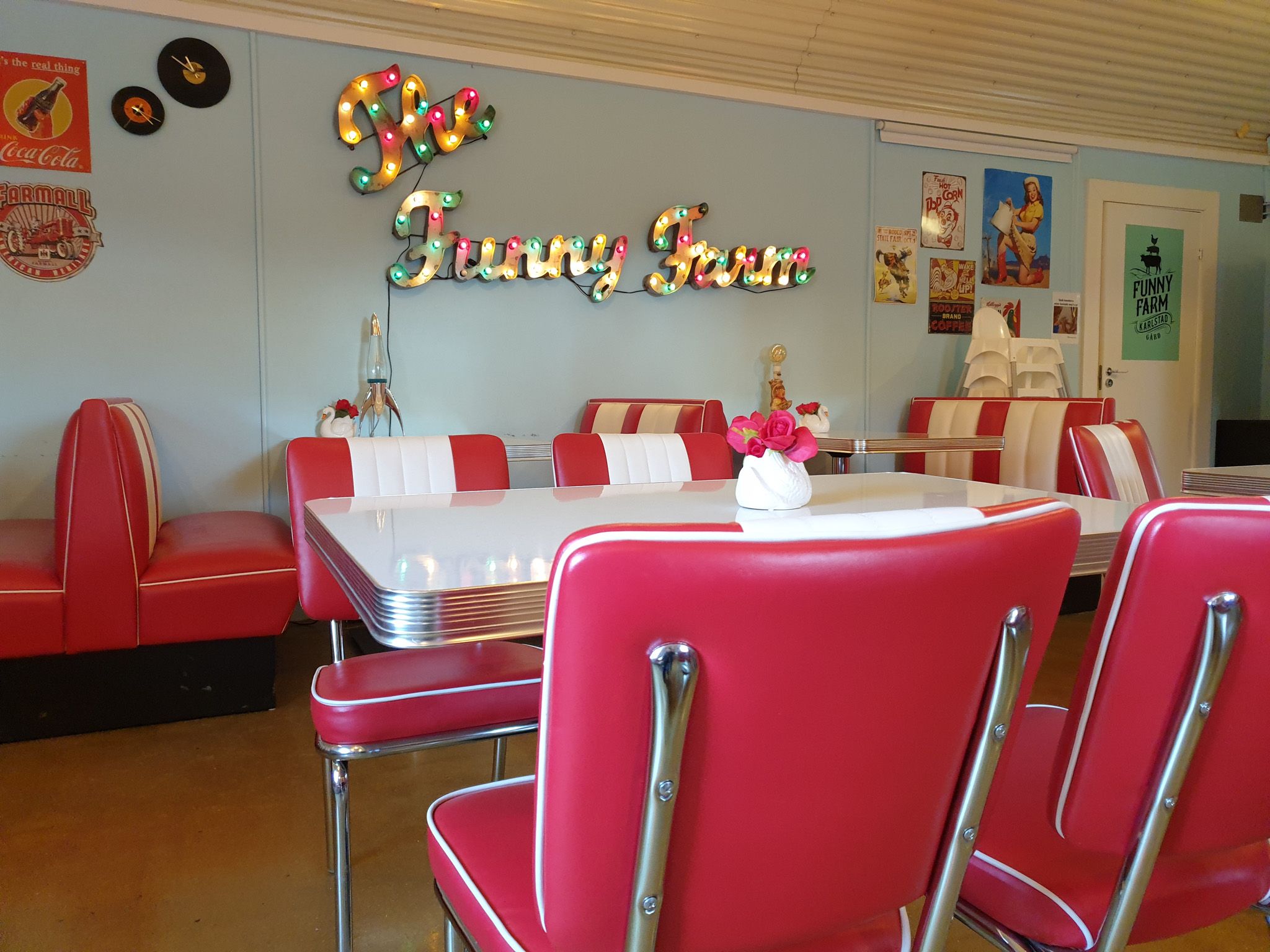 interior of the cafe