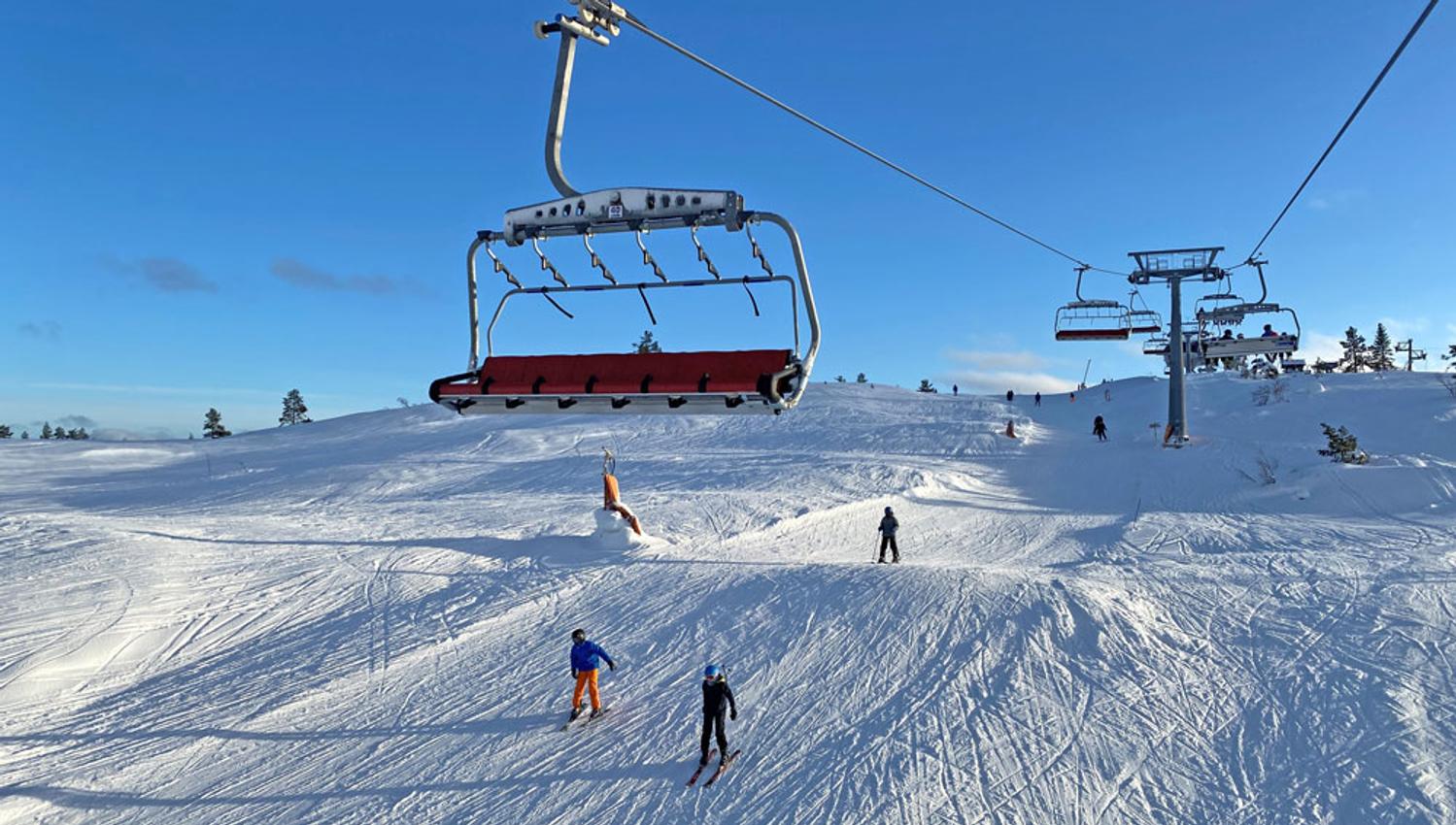 stolheis på Gautefall skisentrum