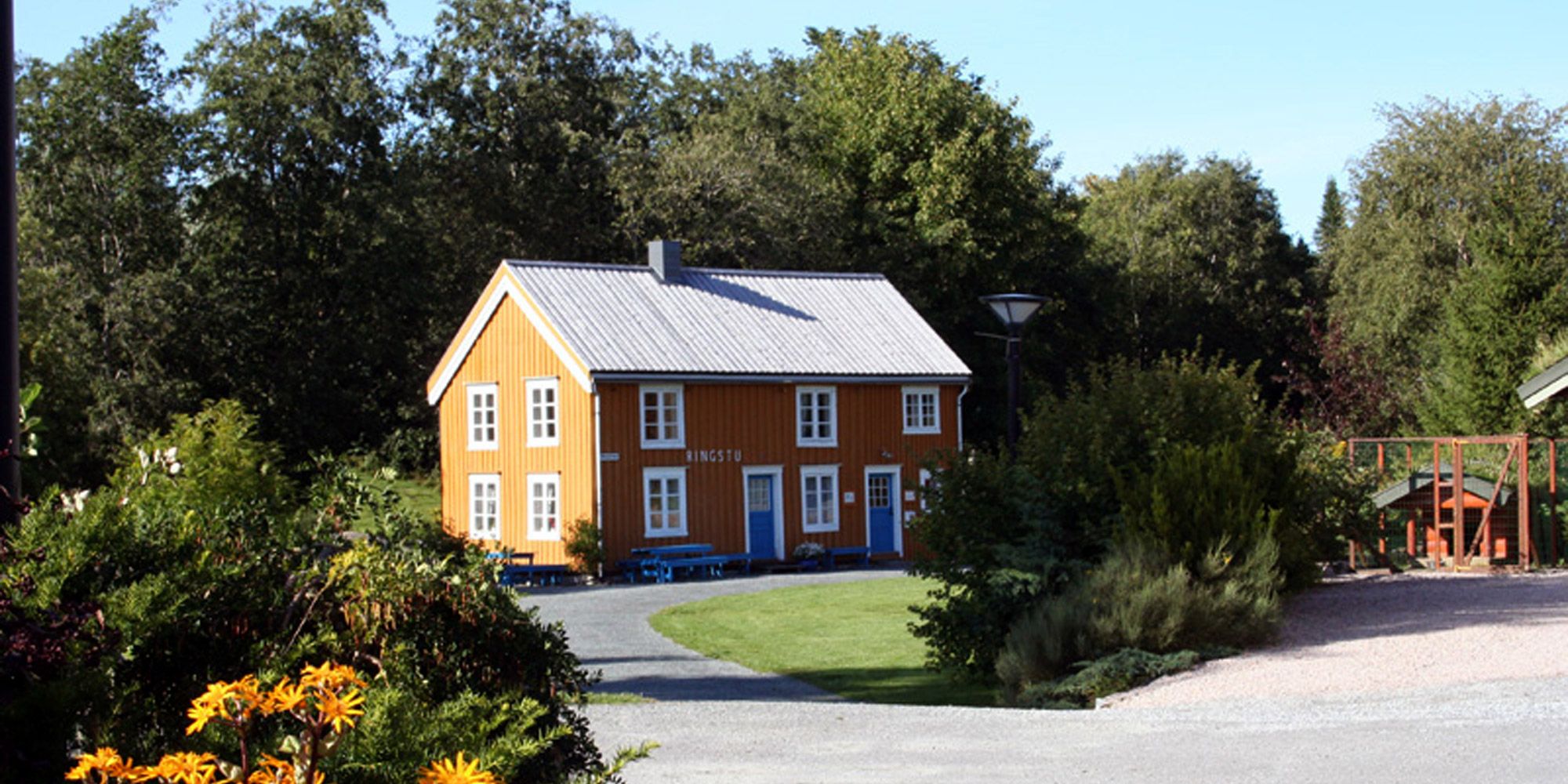 Ringstu i Muustrøparken, det eldste beavarte huset i Straumen.