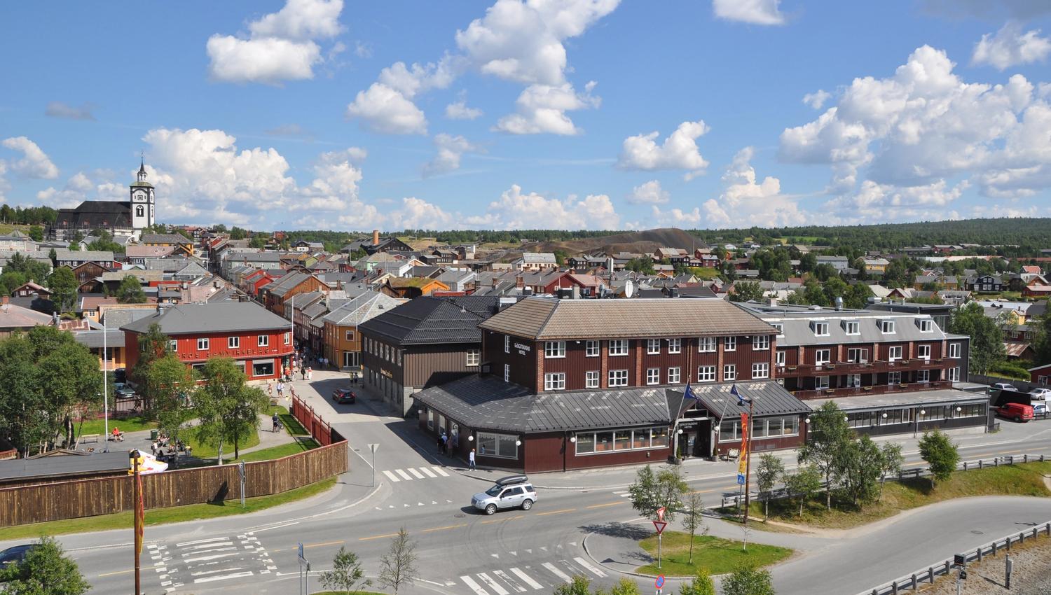 Fasade-Bergstadens Hotel- Røros