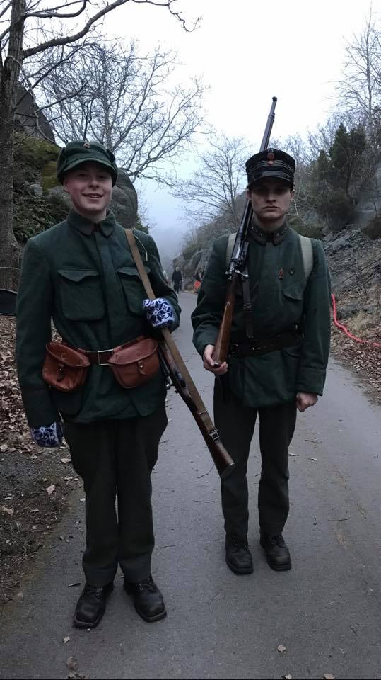 To norske regimenter