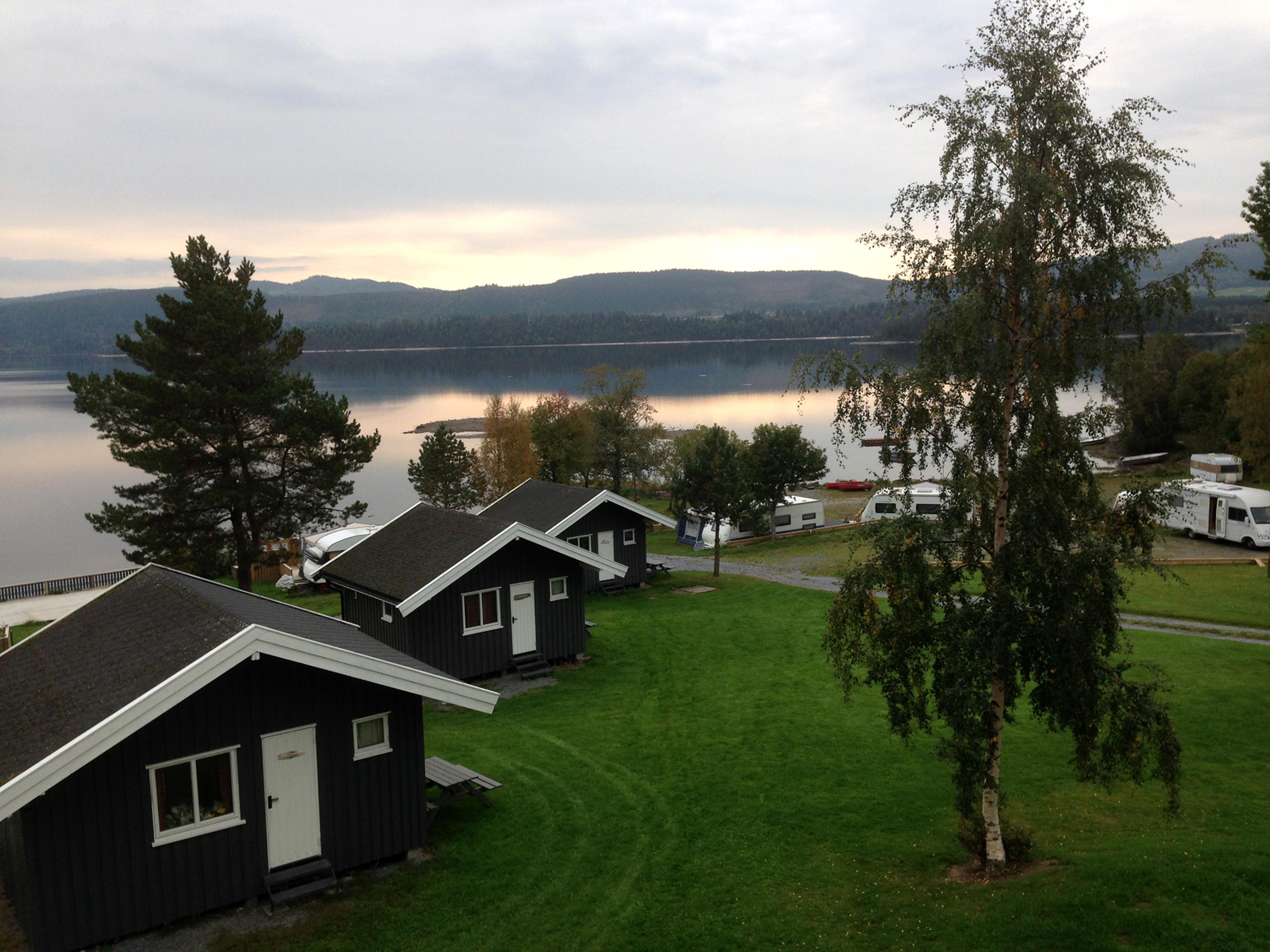 At the edge of Lake Snåsavatnet