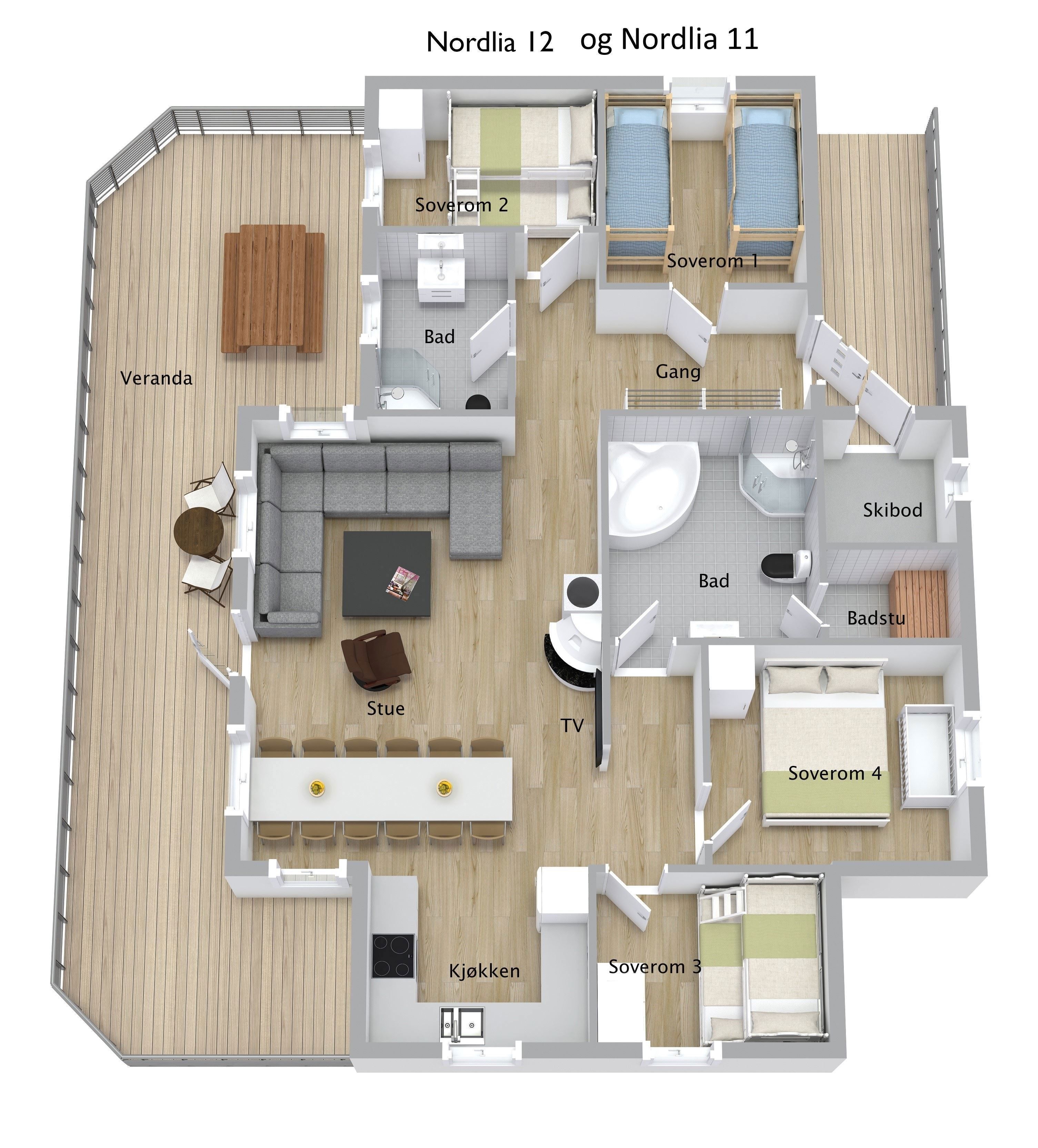 Floor plan Nordlia 12
