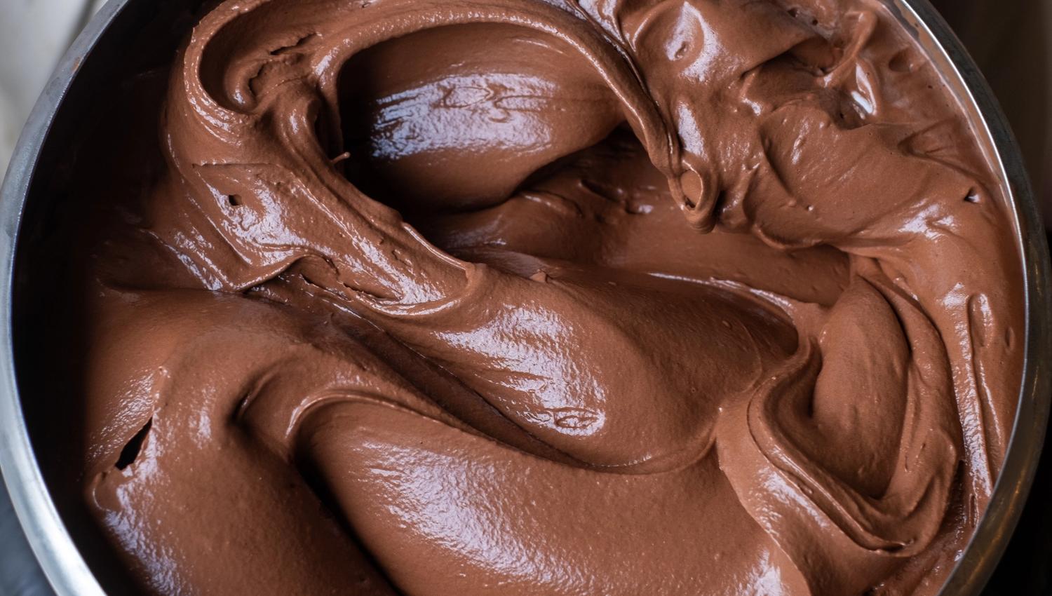 Chocolate gelato