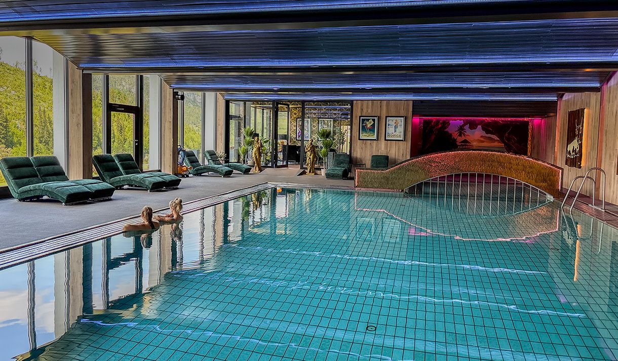 svømmebasseng på Morgedal Hotell