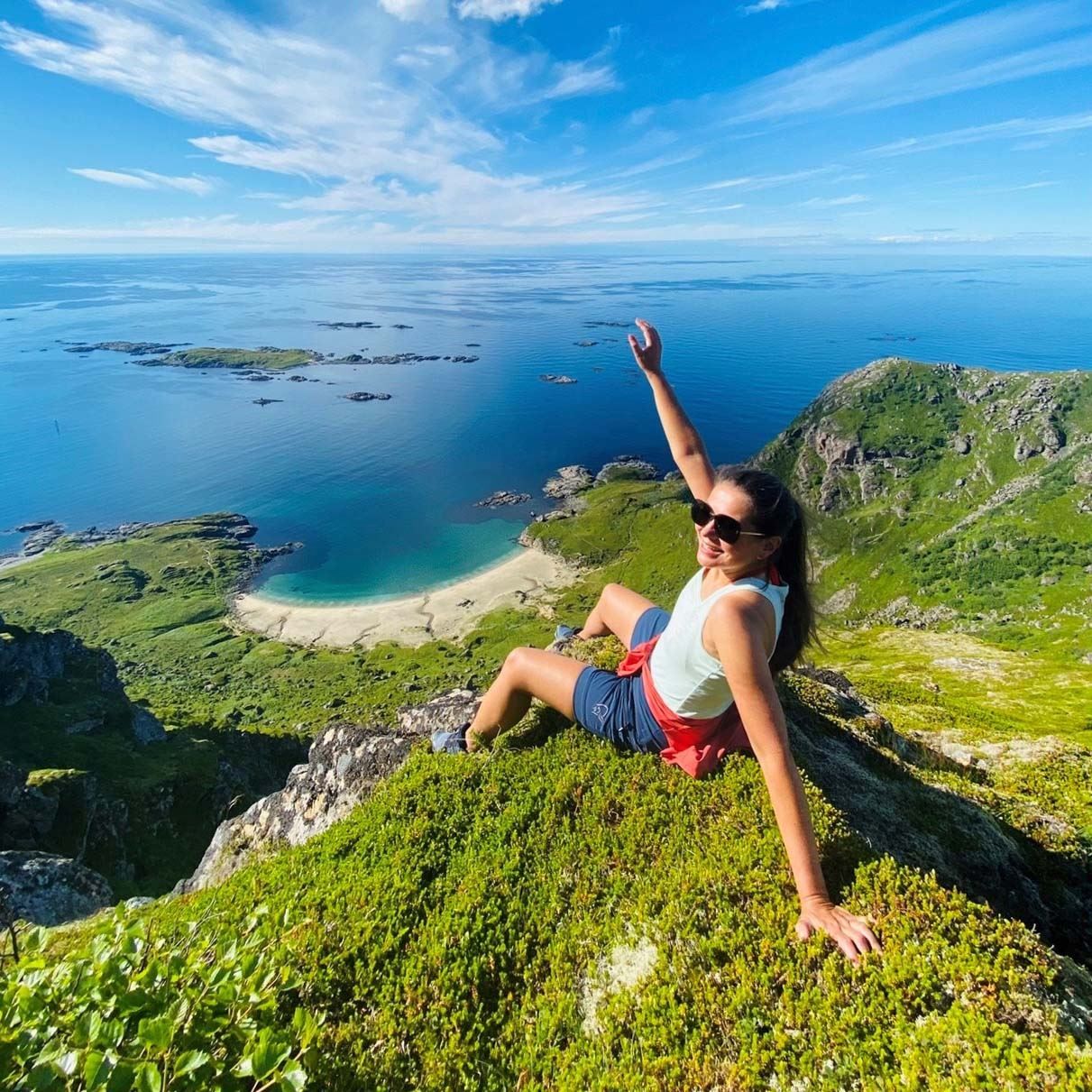 The Queen's Route with view down to Skipssanden