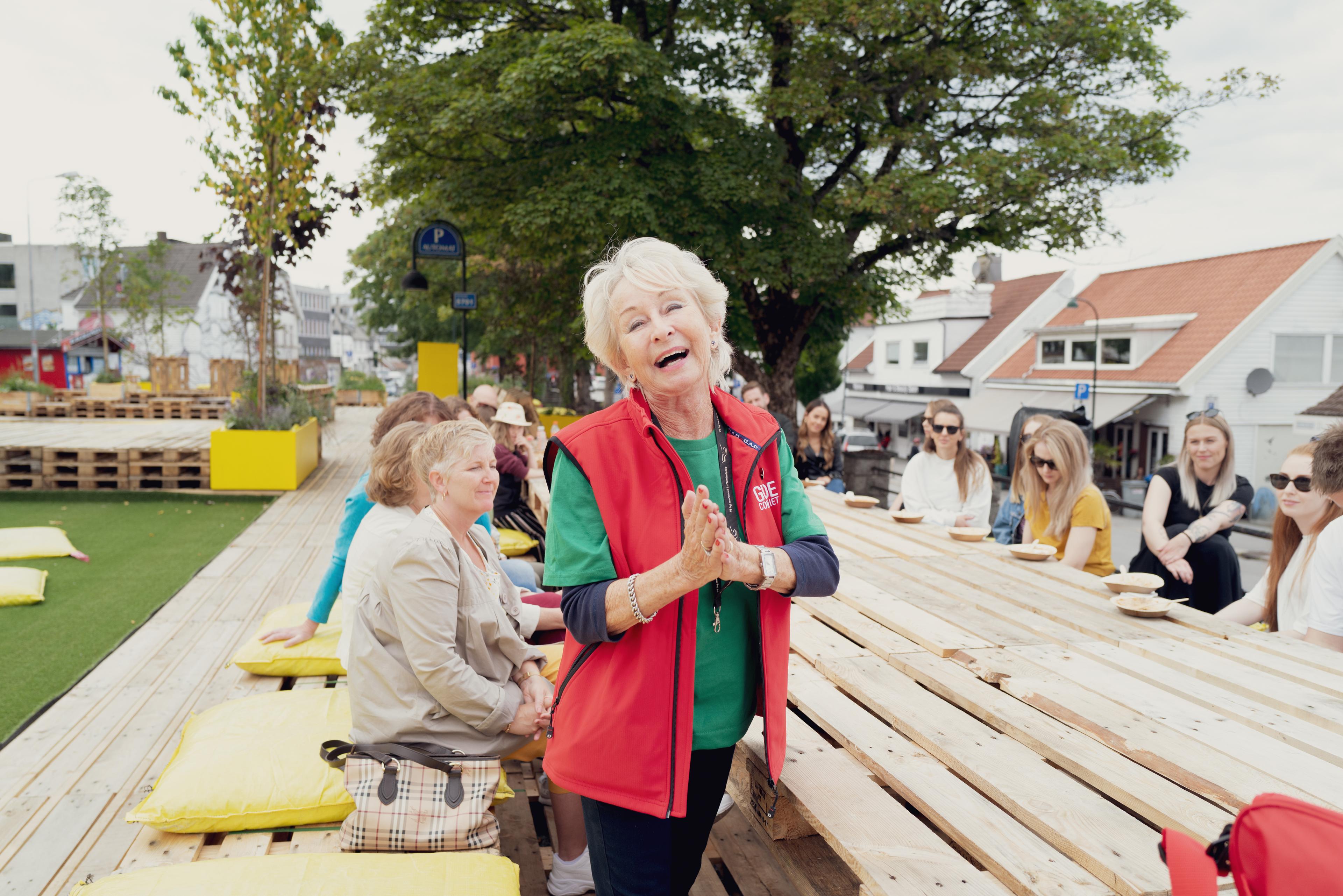 The food walk starts at Nytorget square