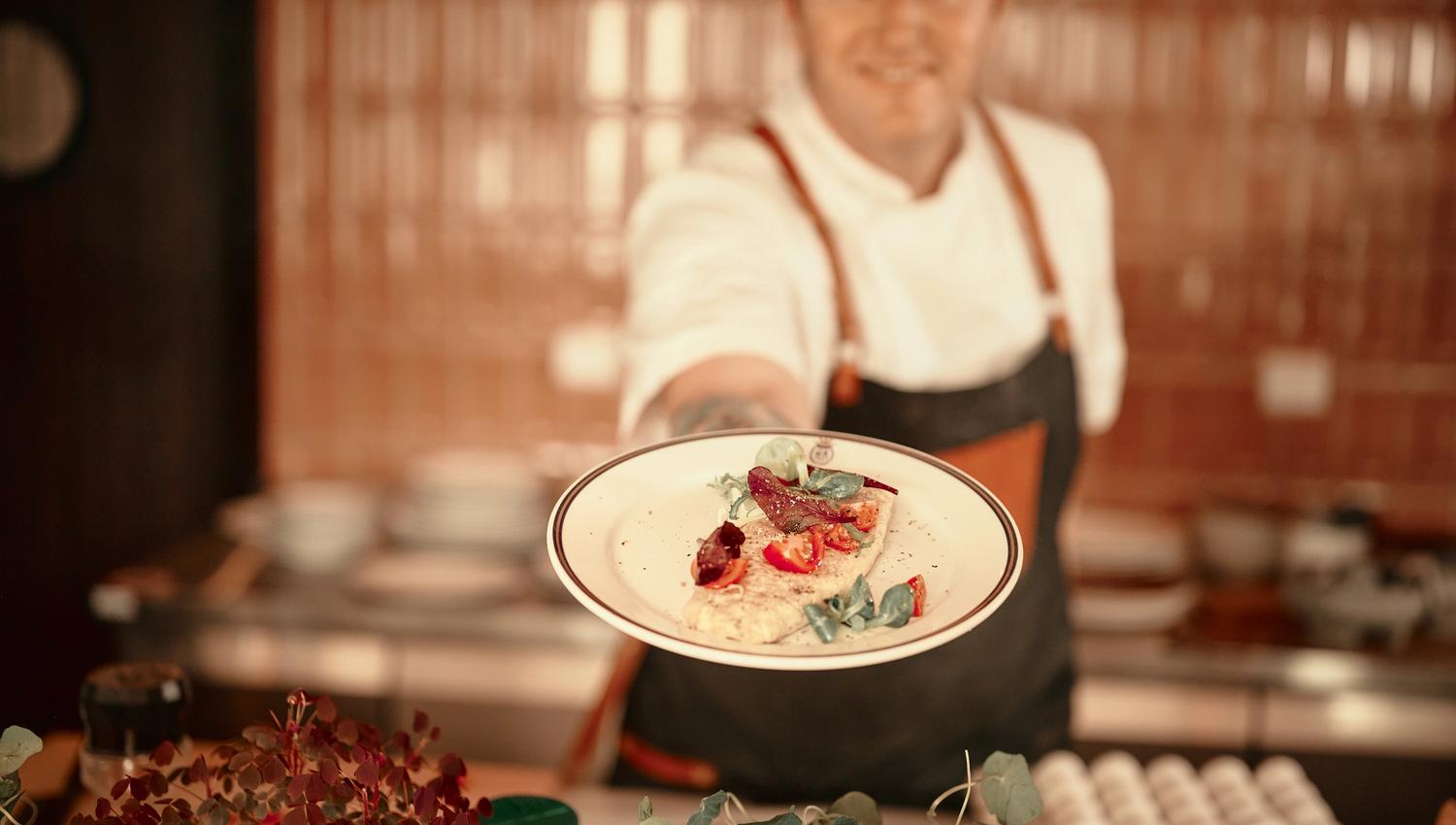 Fantastiske smaker på hotellrestauranten