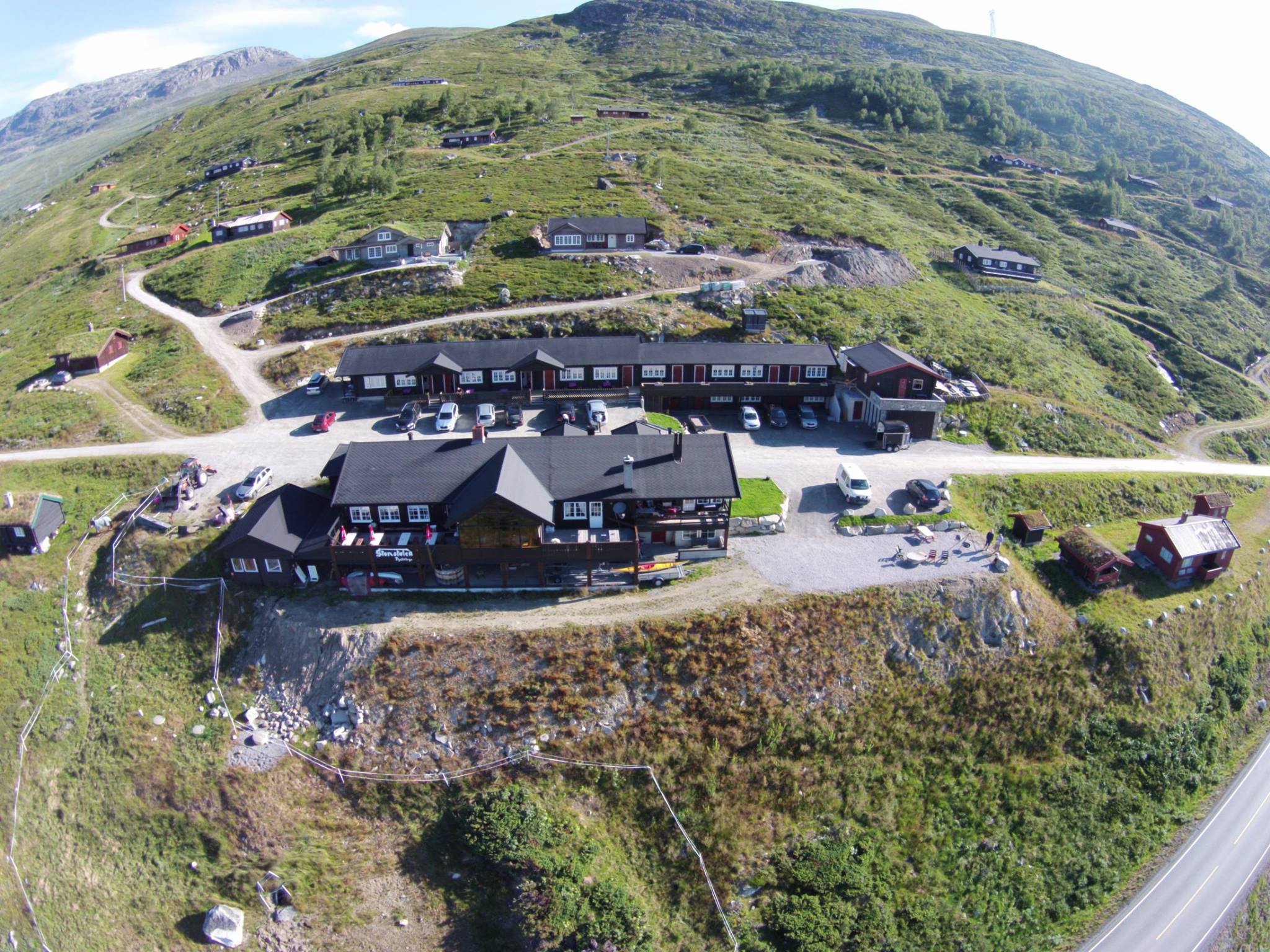 Storestølen, bildet er tatt med drone