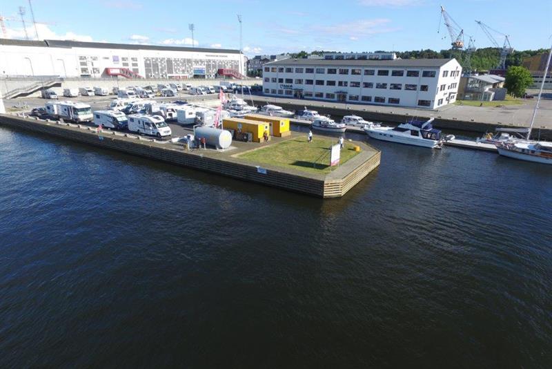 Stellplätze für Wohnmobile -Fredrikstad Gästehafen