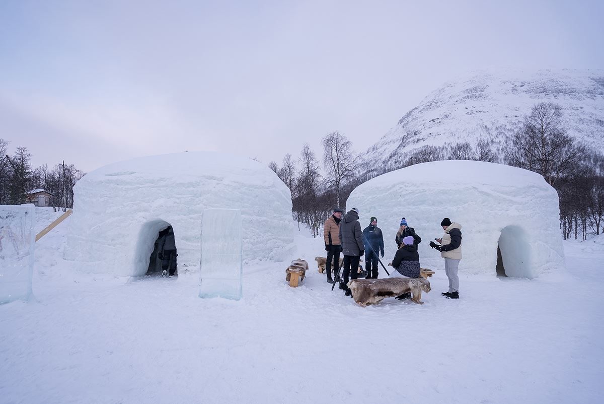 The Snow Domes at Camp Tamok