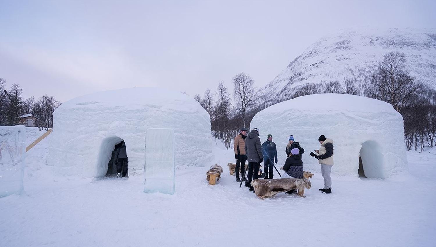 The Snow Domes at Camp Tamok