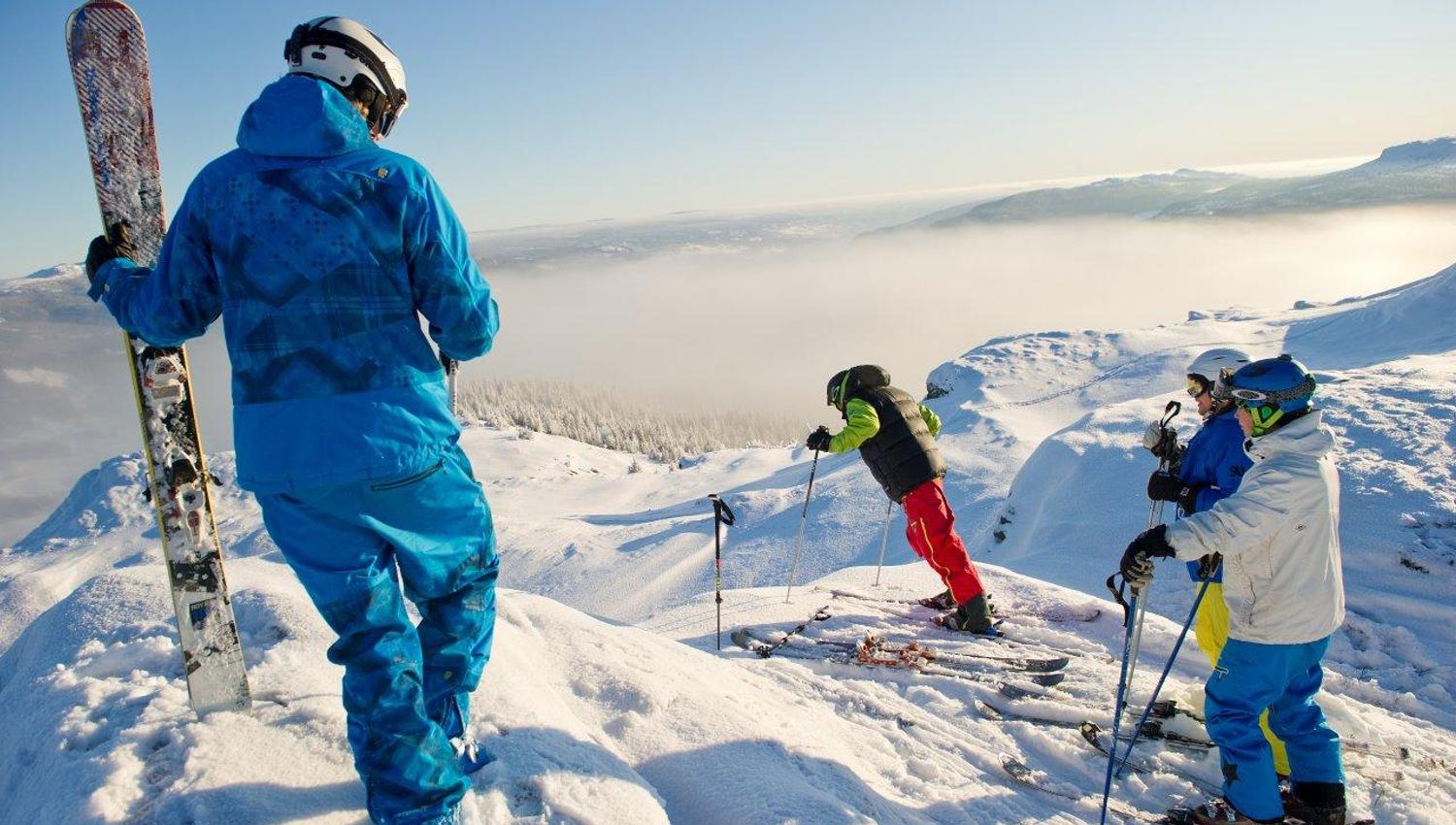 Alpine skiing in Kvitfjell