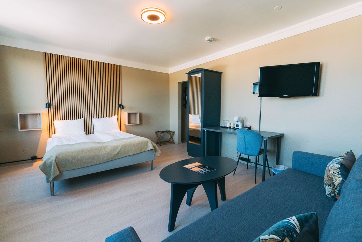 stor dobbeltrom på Hotell Vic