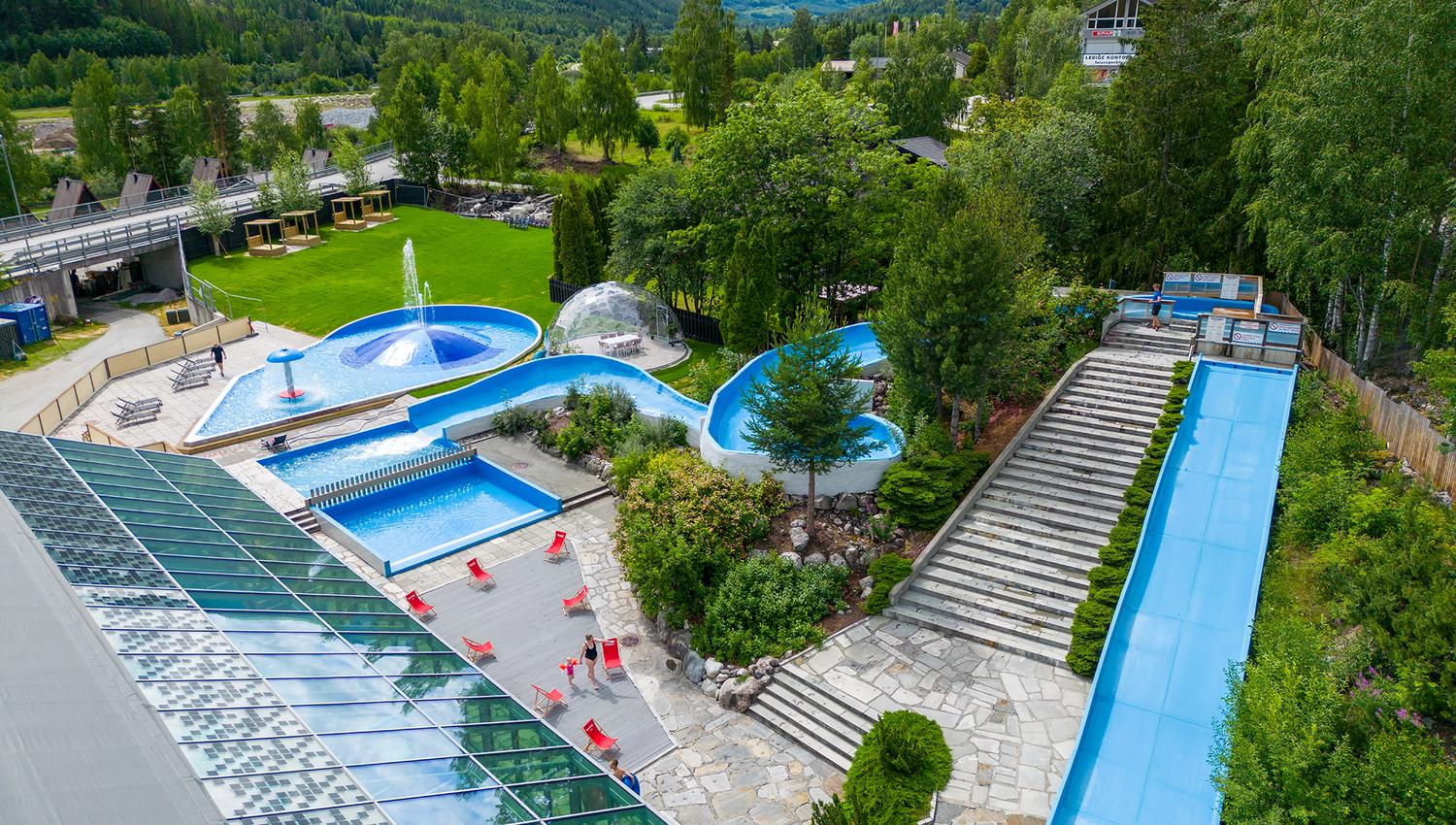 Uteområdet på Tropicana