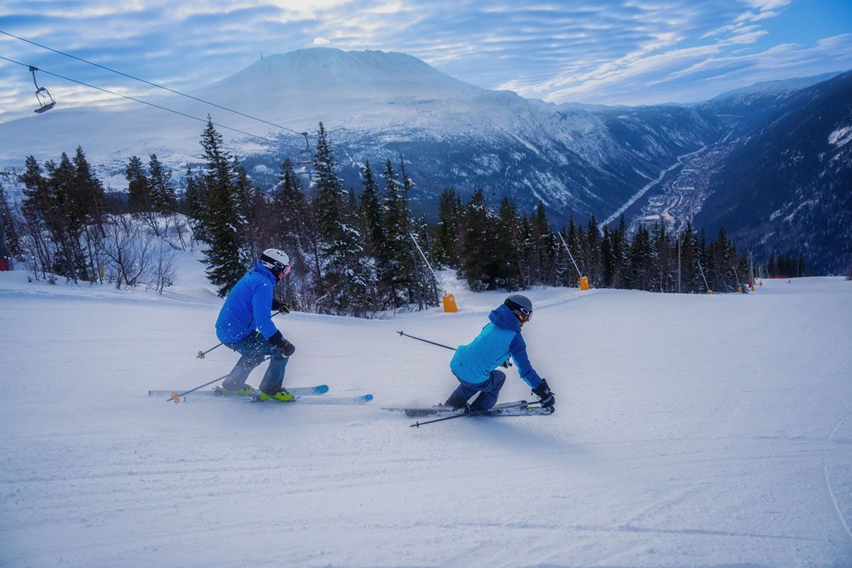 Gausta skisenter i Rjukan