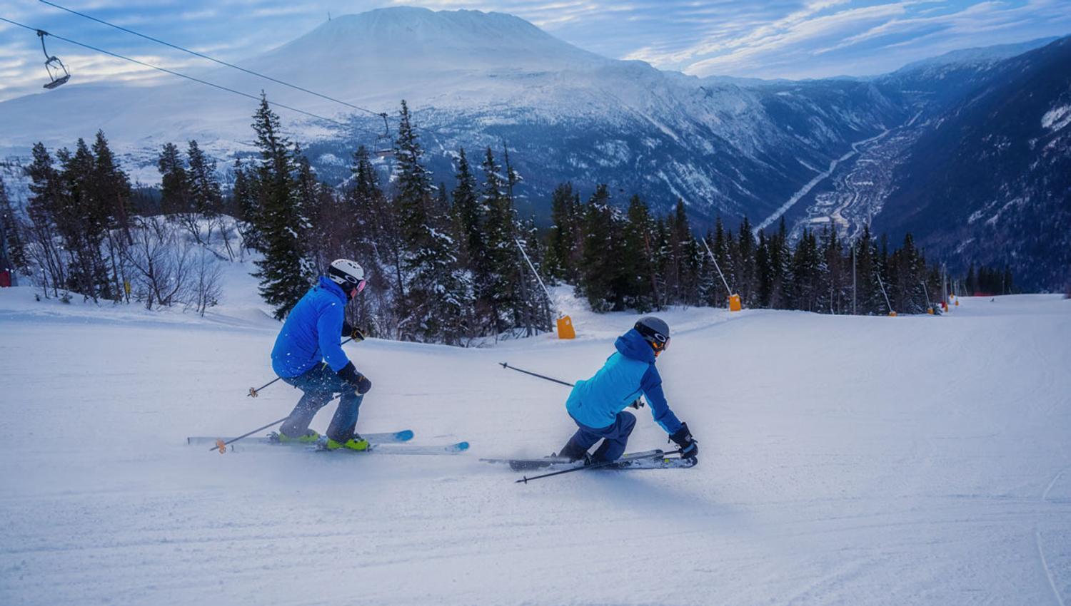 Gausta skisenter i Rjukan