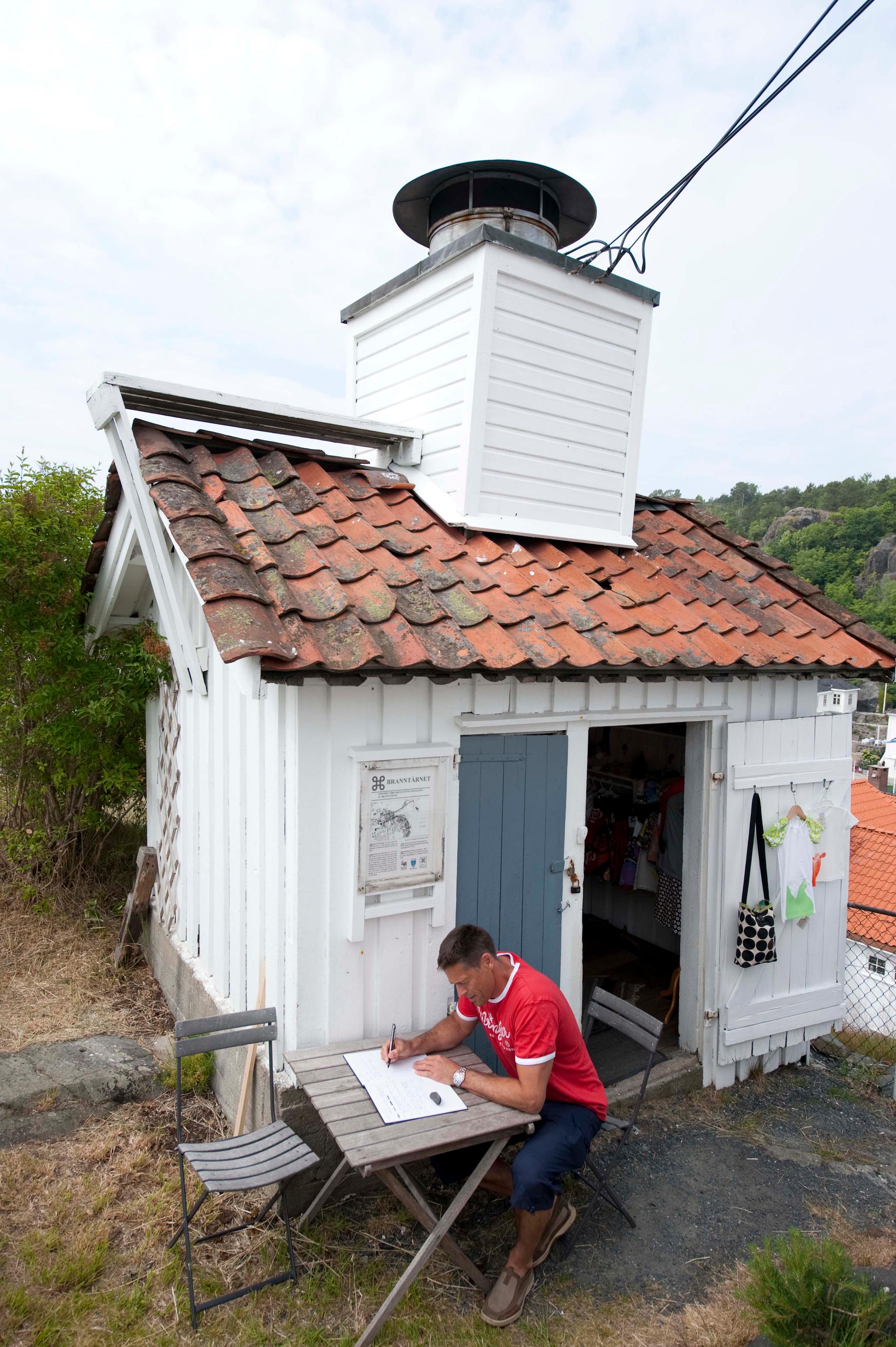 Risør branntårnet utstilling