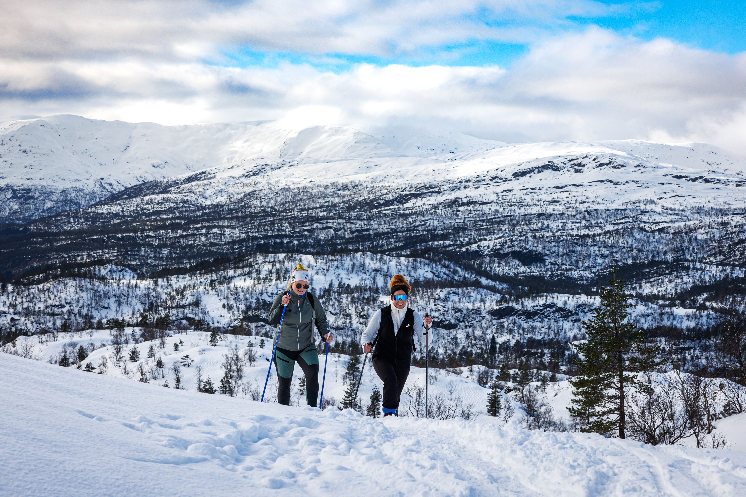 Snowshoe Hiking with Norway Mountain Guides
