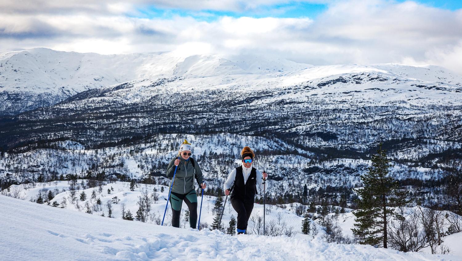 Snowshoe Hiking with Norway Mountain Guides