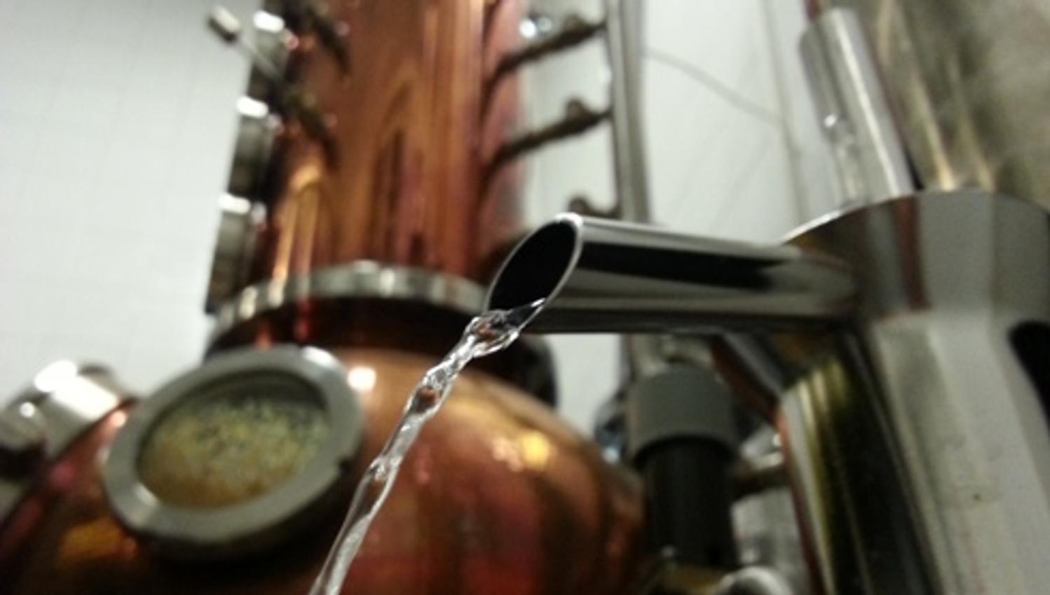 Destillery of fruit spirit