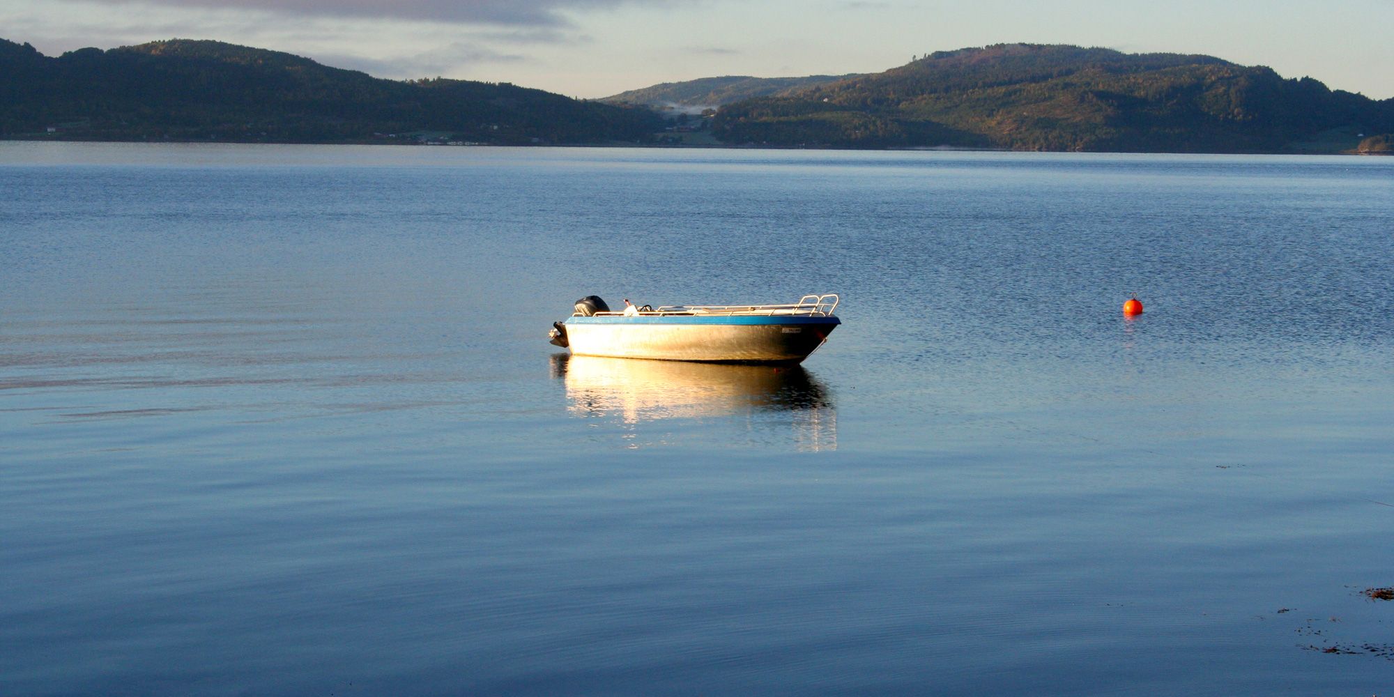 Skarnsundet Hytte: Utsikt utover fjorden