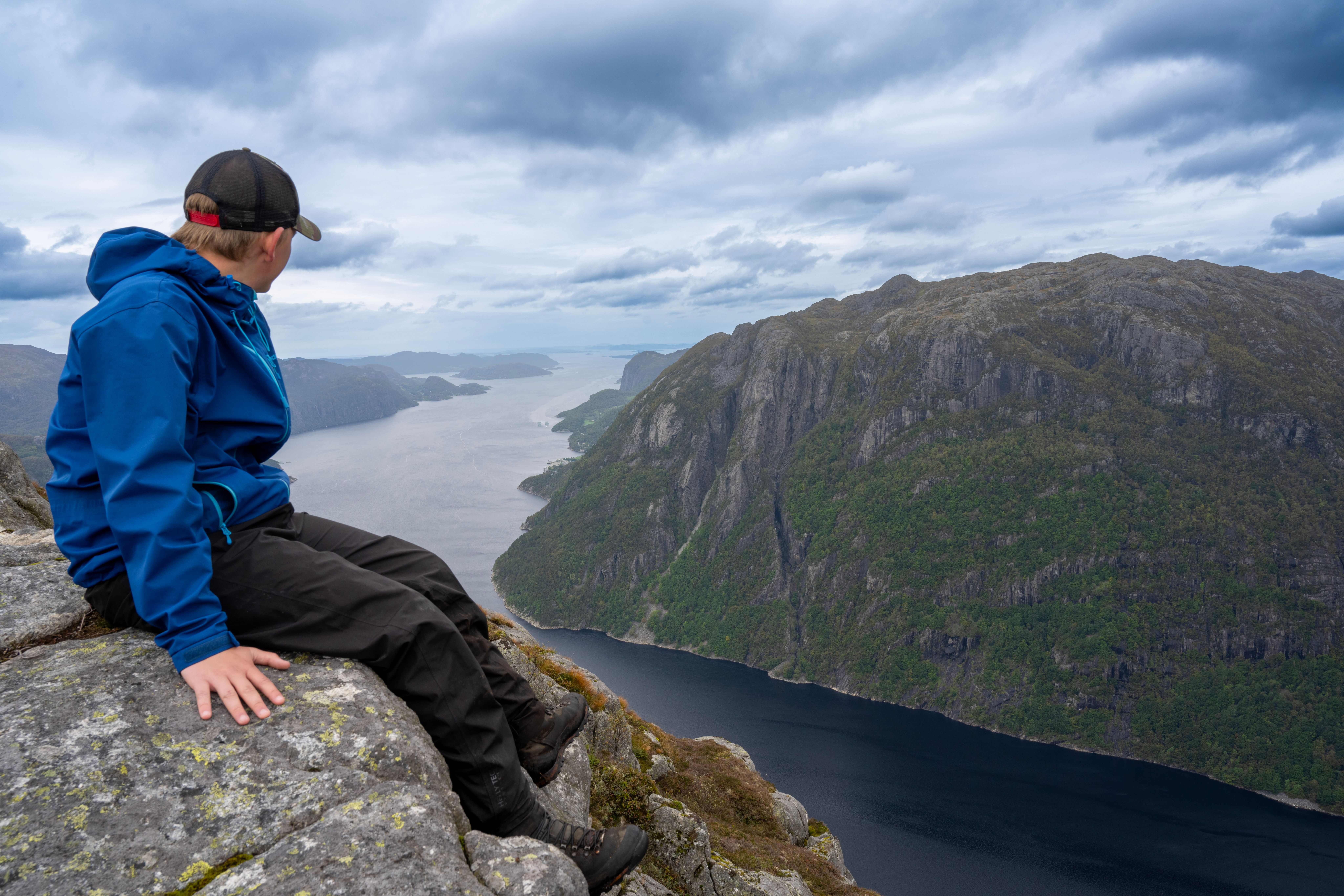Fjord and sky as far as the eye can see