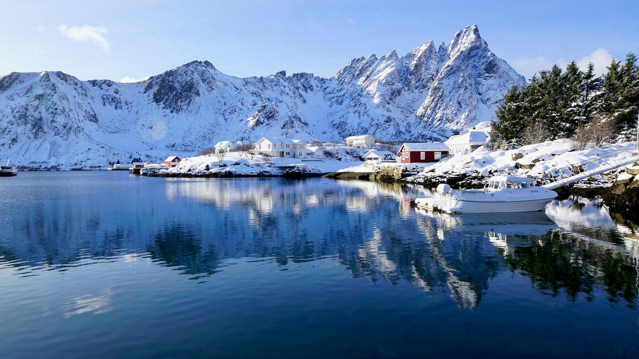 Winter in Ballstad Lofoten