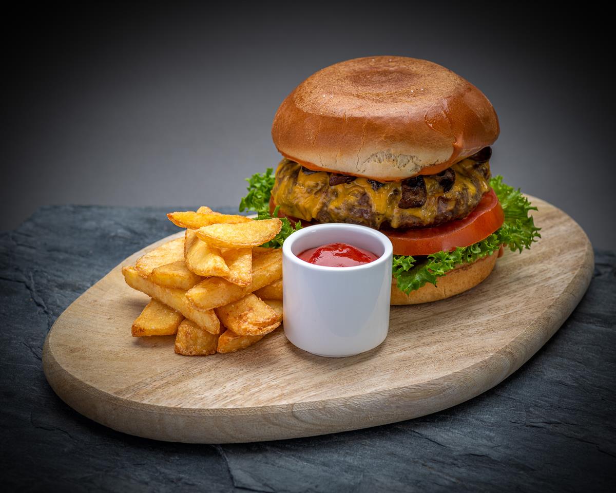 Hamburger og poteter