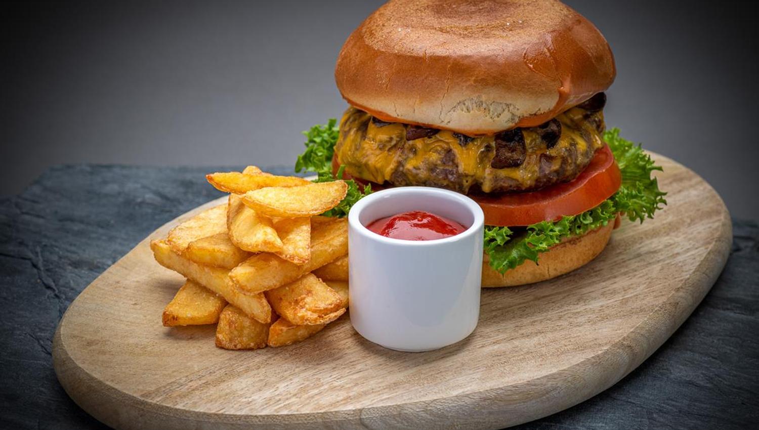 Hamburger og poteter