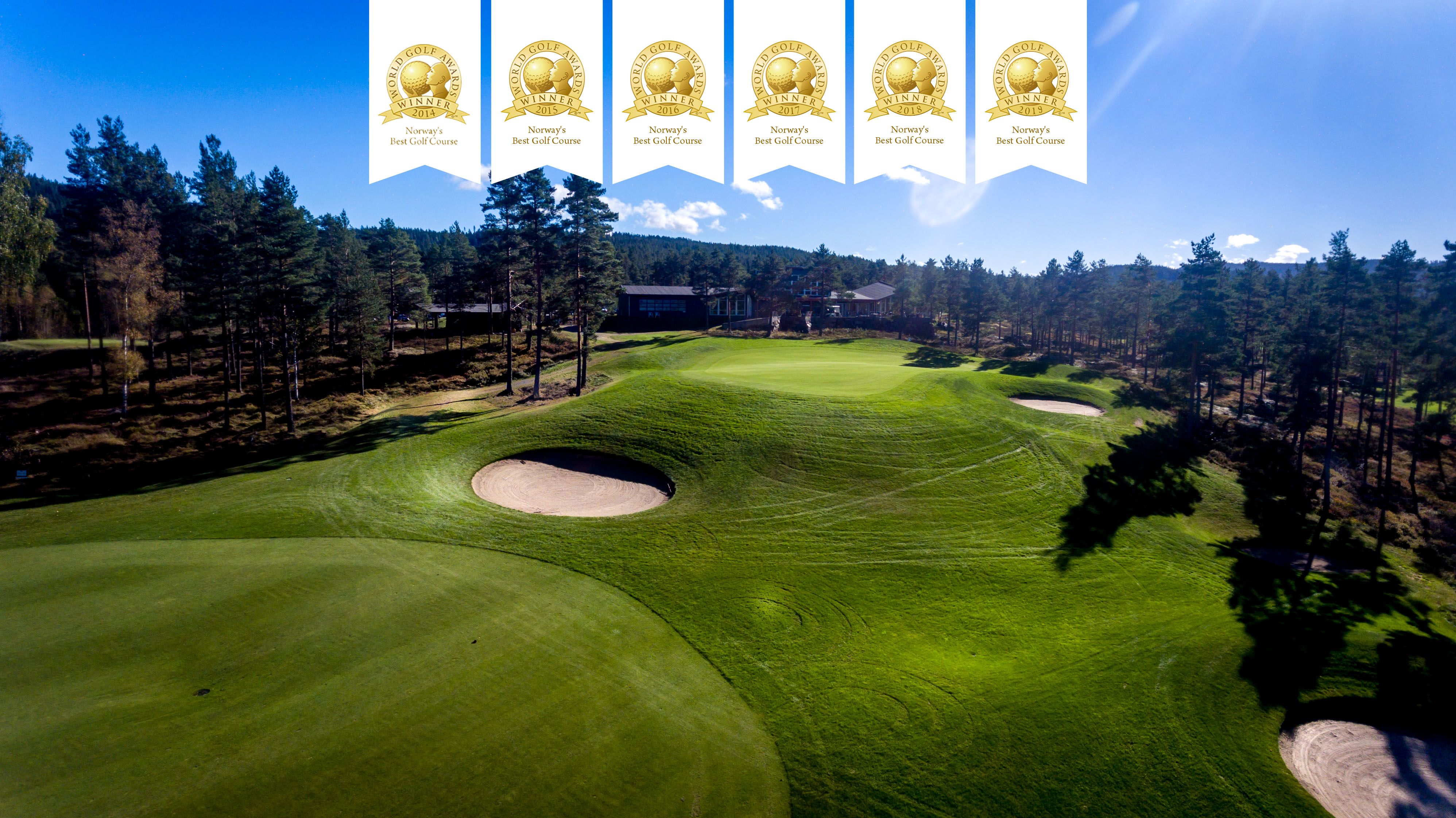 Kongsvingers golfklubb på en fin dag