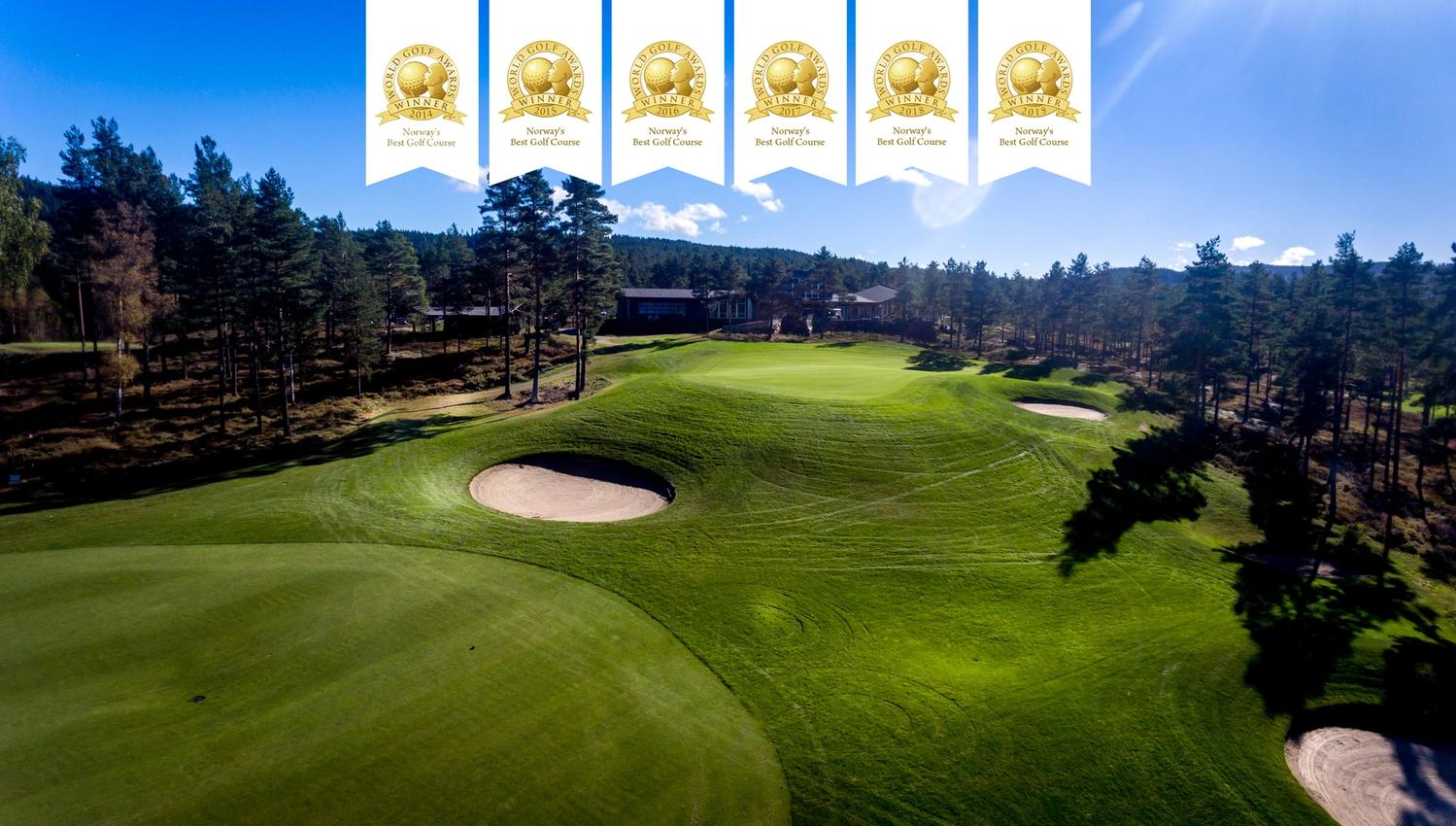 Kongsvingers golfklubb på en fin dag