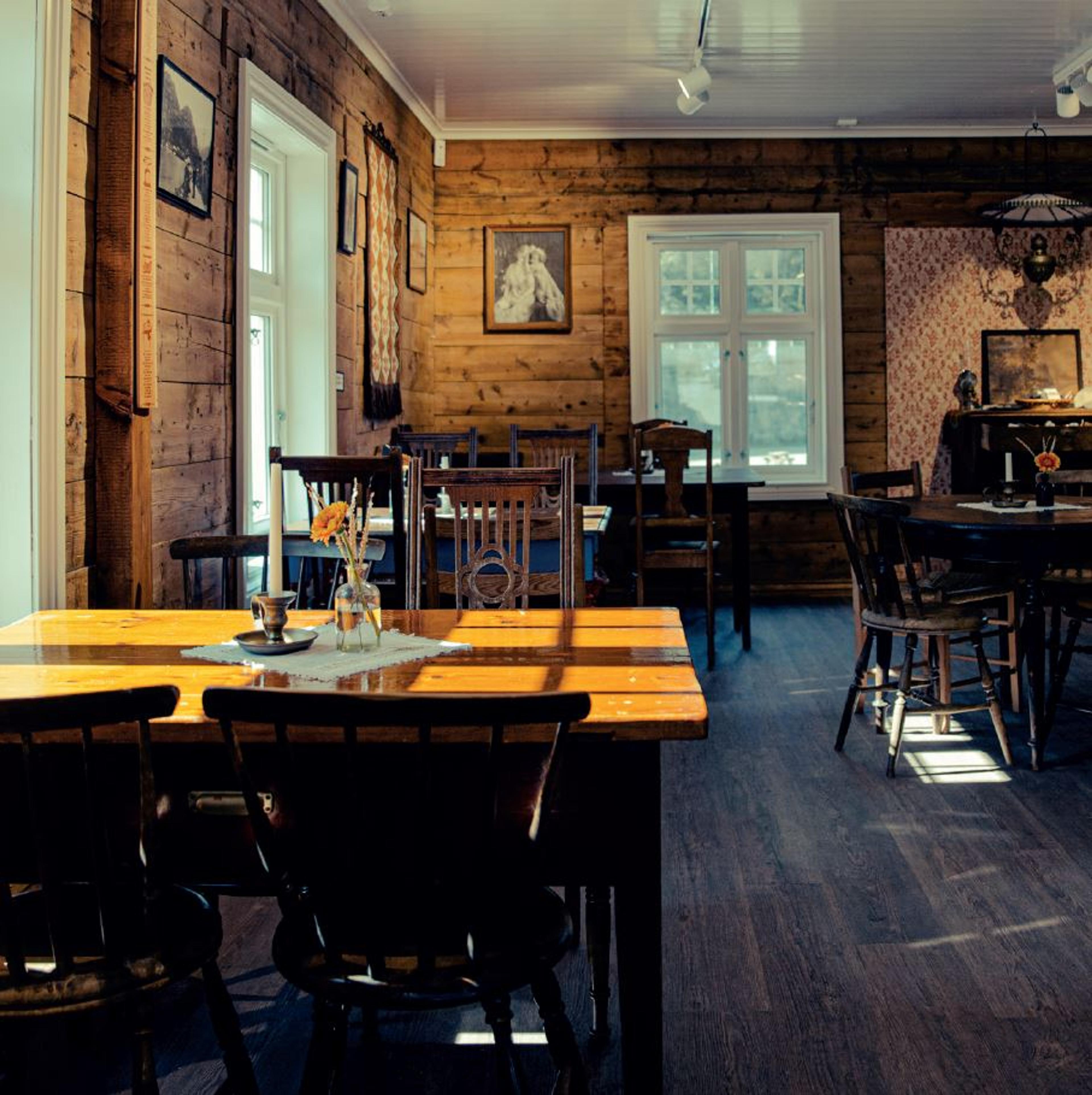 Intime og hyggelige kafélokaler