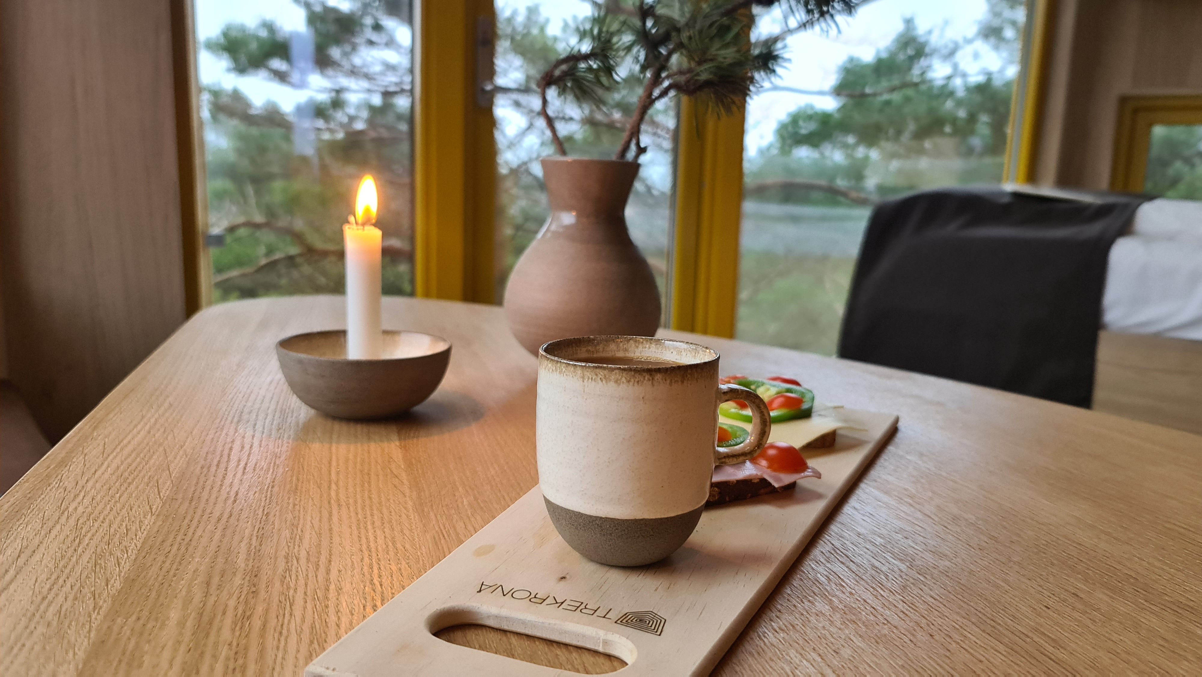 Lun og hyggelig atmosfære midt i naturen