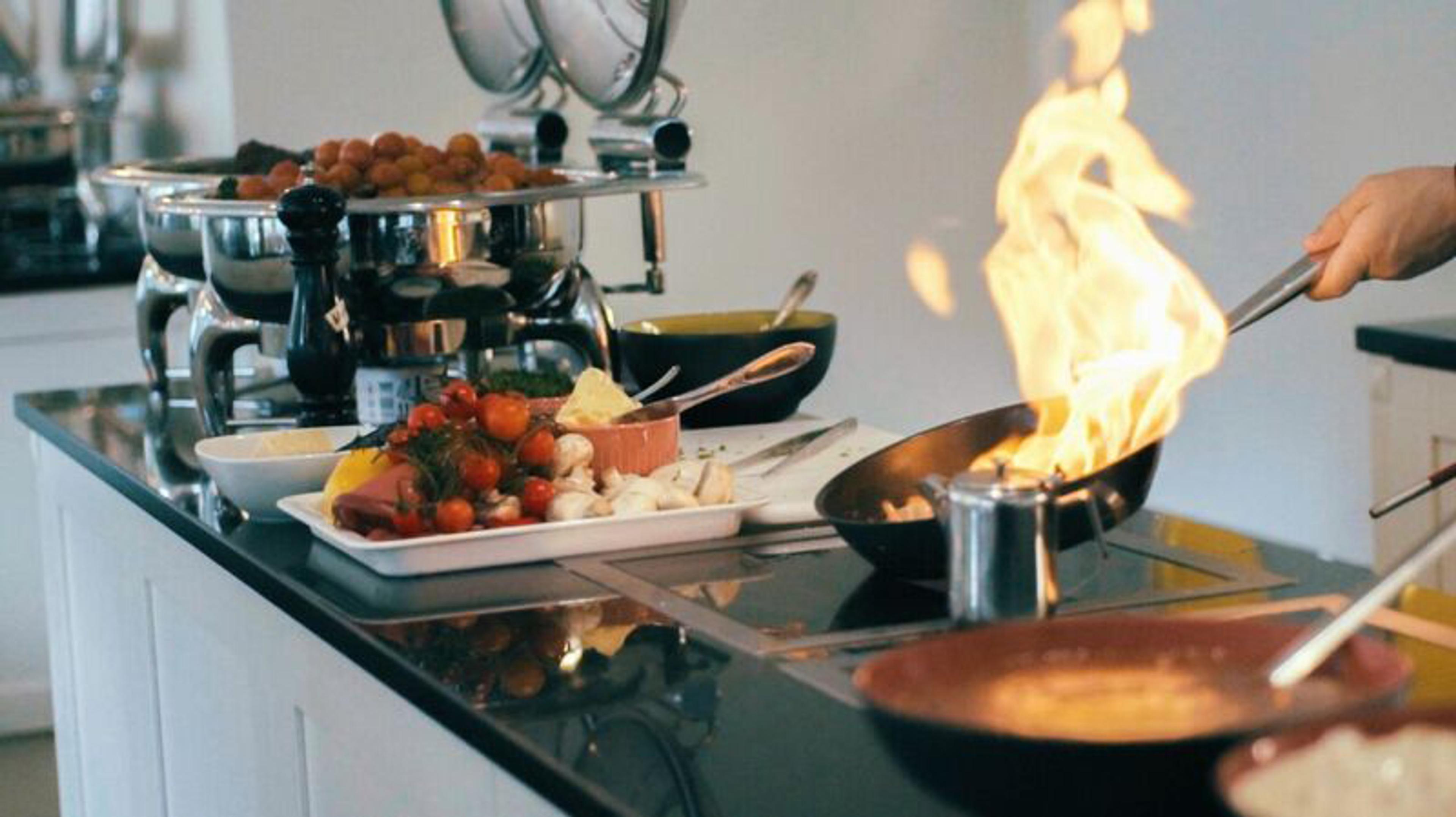 Restaurant "Hyskje" in Geiranger