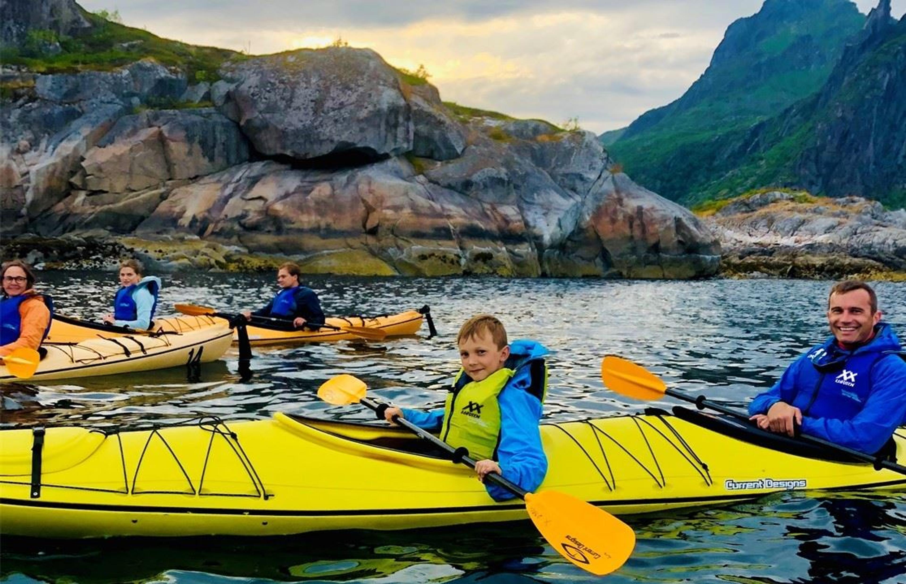 Kayaking with your family