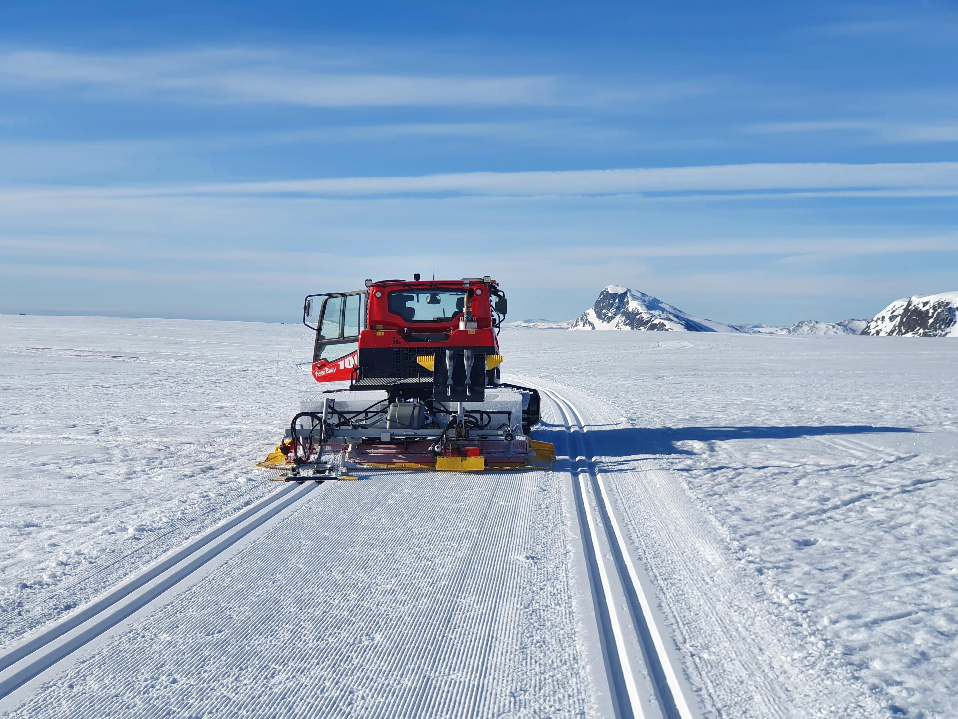 Loipenschine auf der Valdresflye