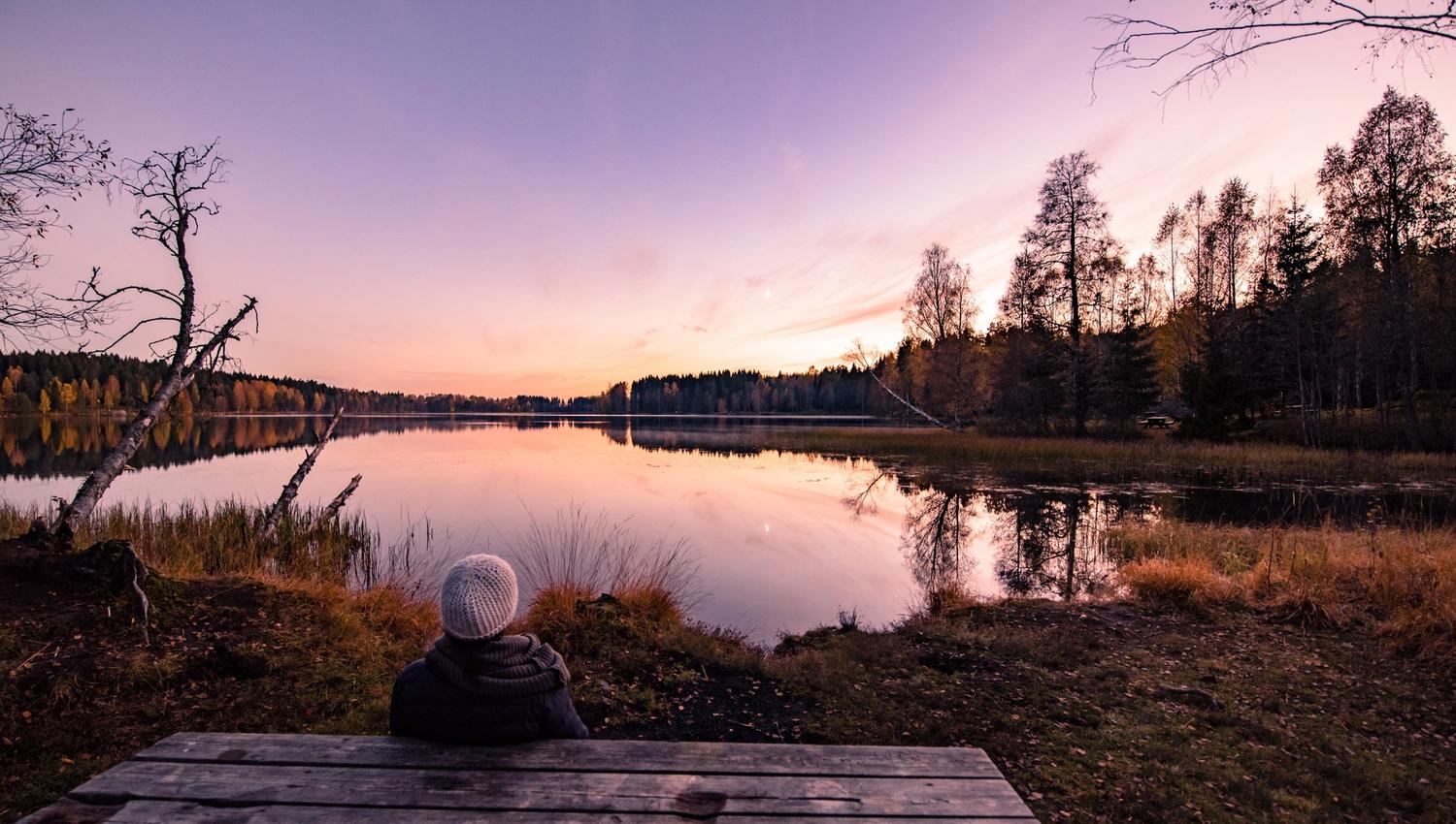 Sognsvann på høsten