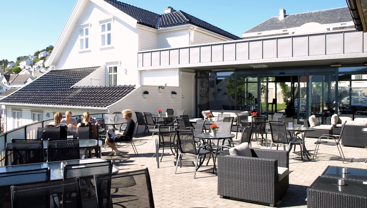 Rederiet Hotell utearealet