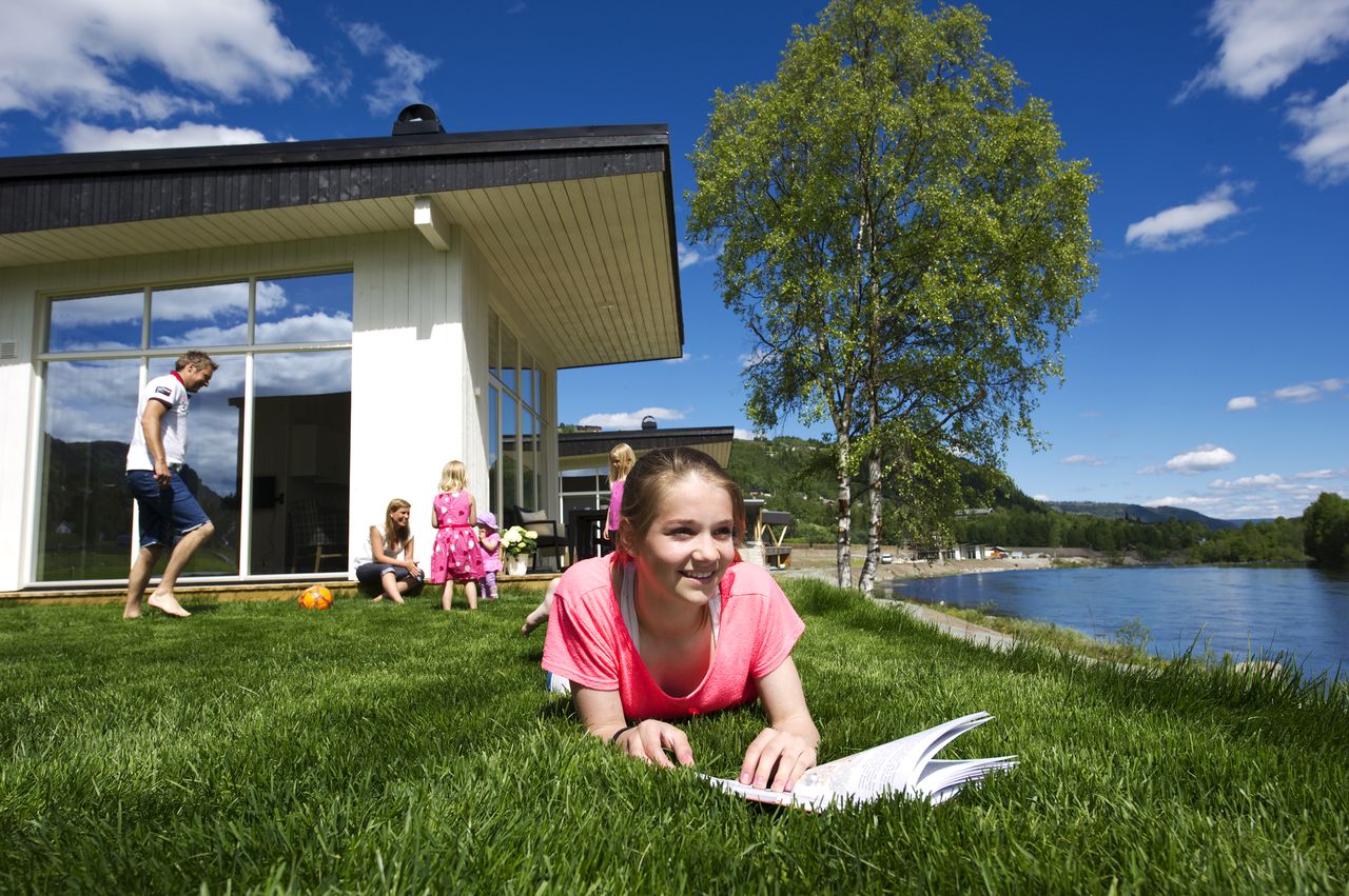 Høystandard elvehytter