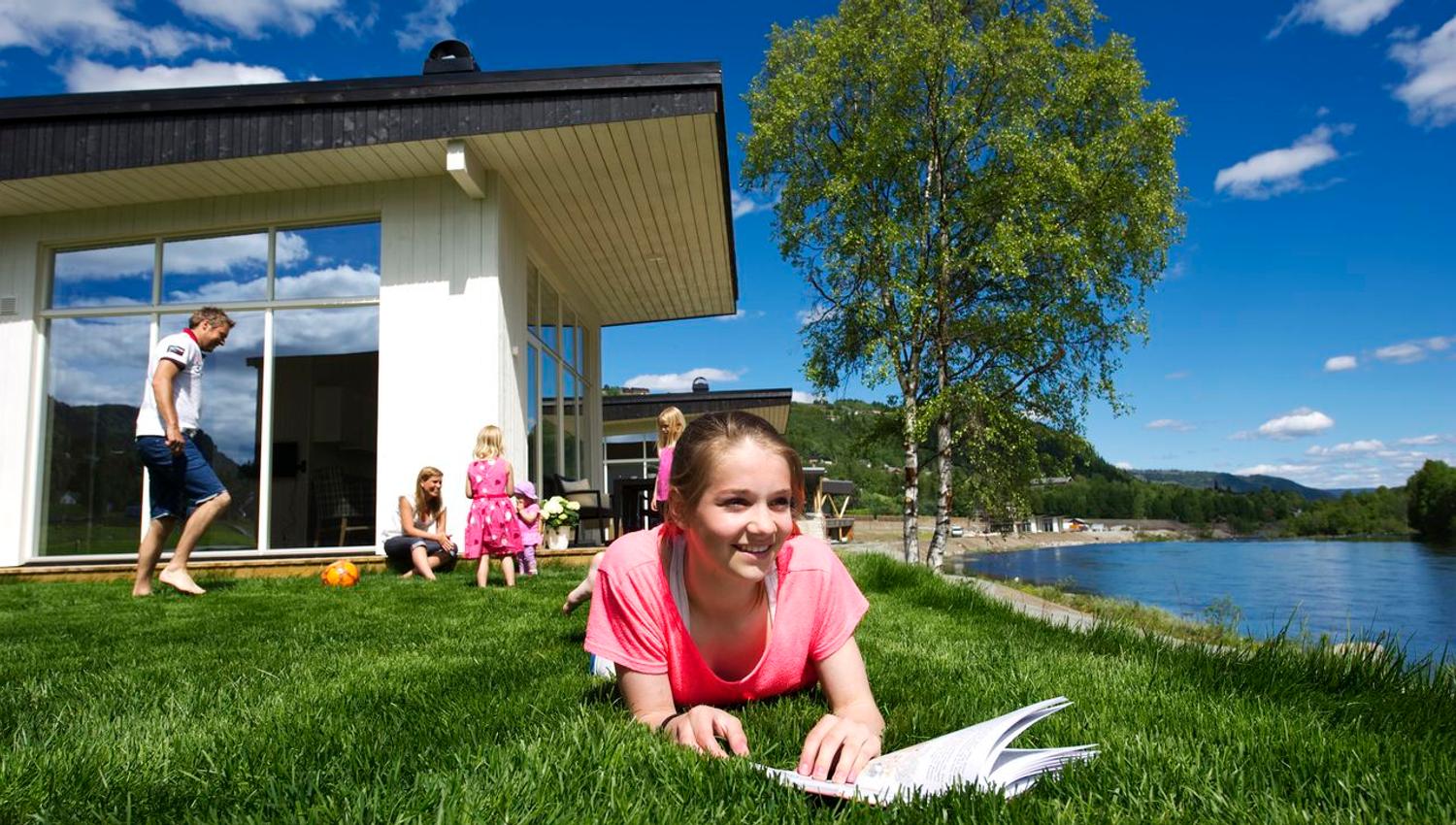 Høystandard elvehytter