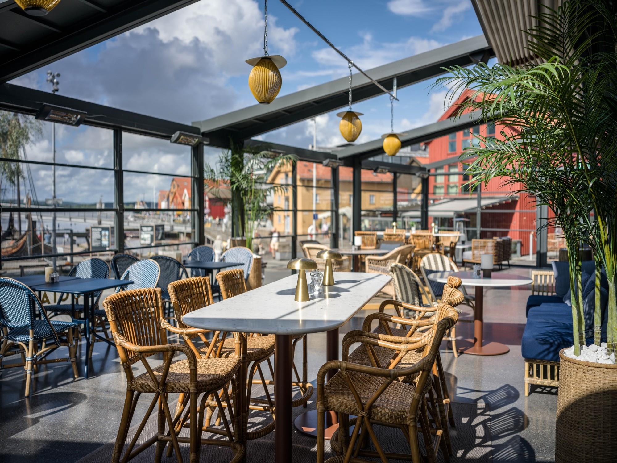 Lyst og trivelig under glasstaket