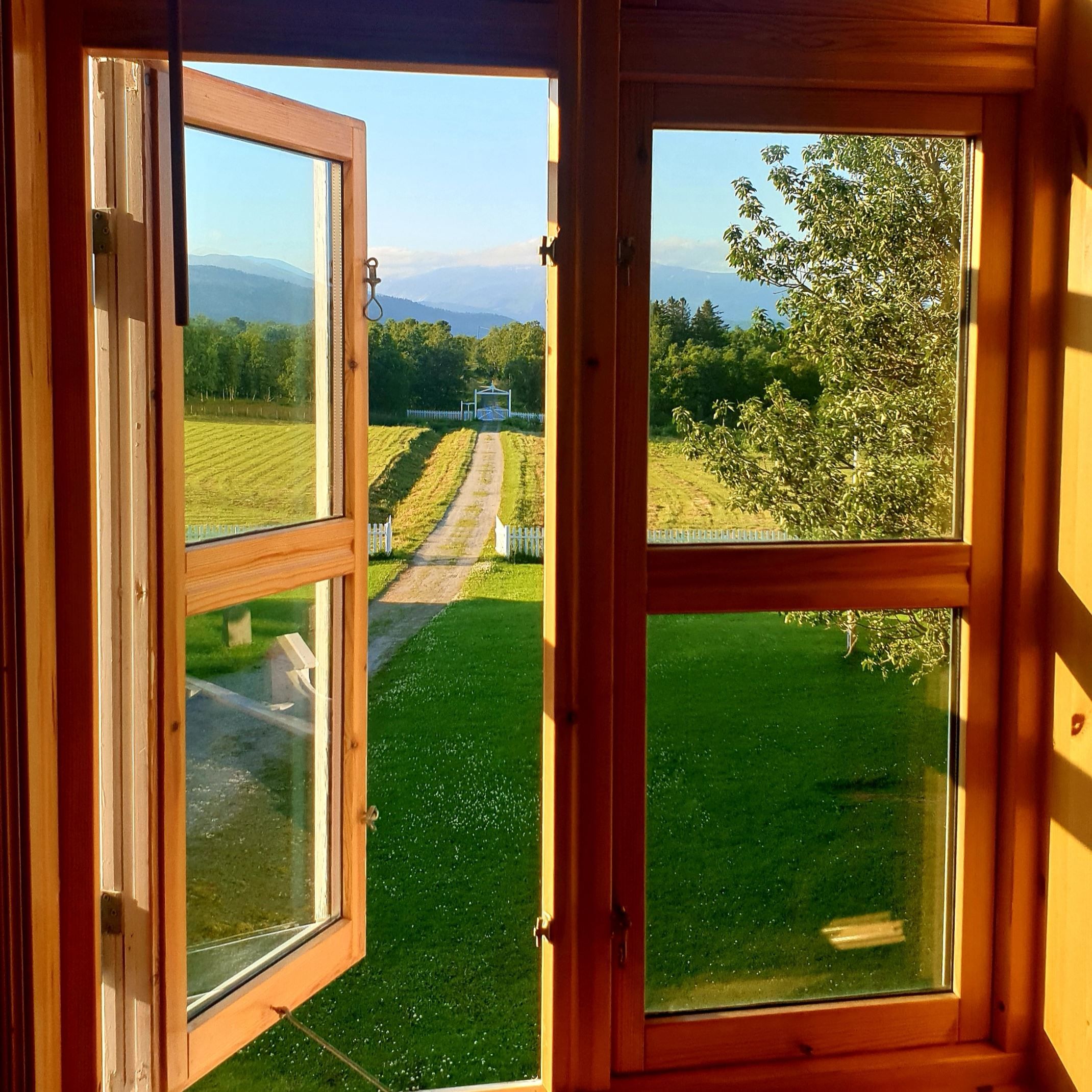 view of rural area at sunrise