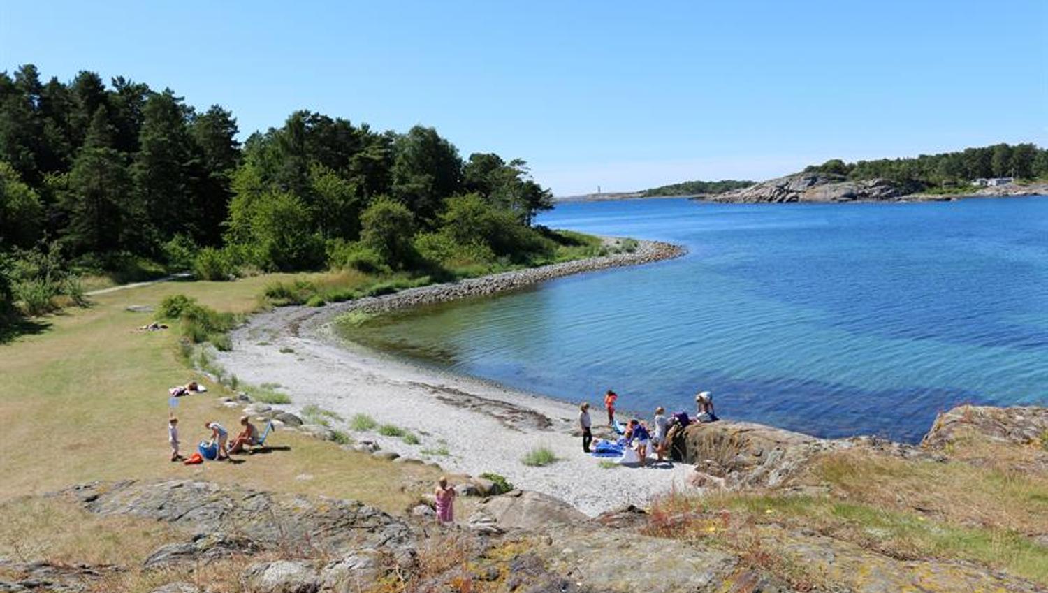 Strand på Hove, Tromøy utenfor Arendal