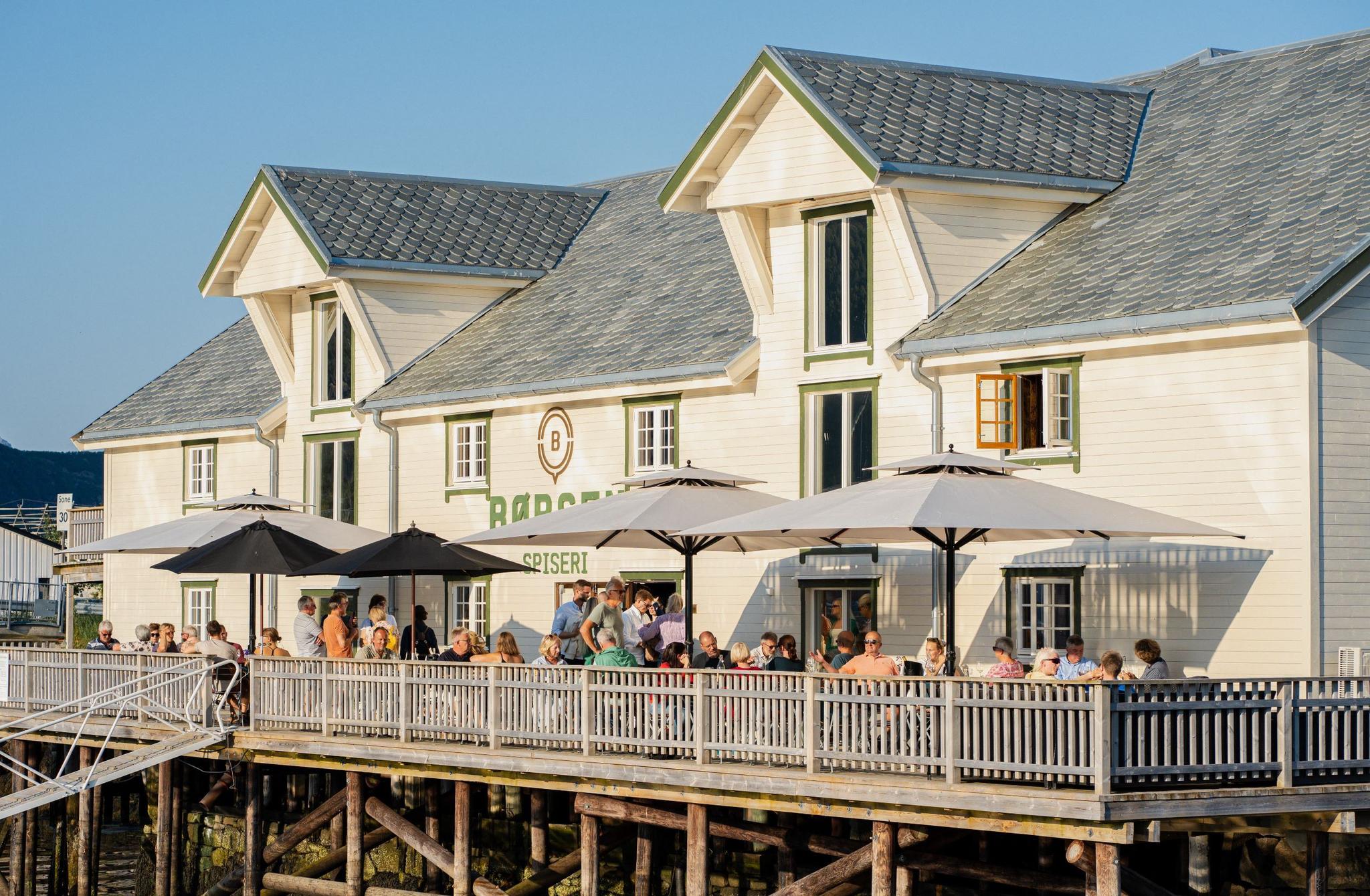 Børsen Spiseri en sommer dag