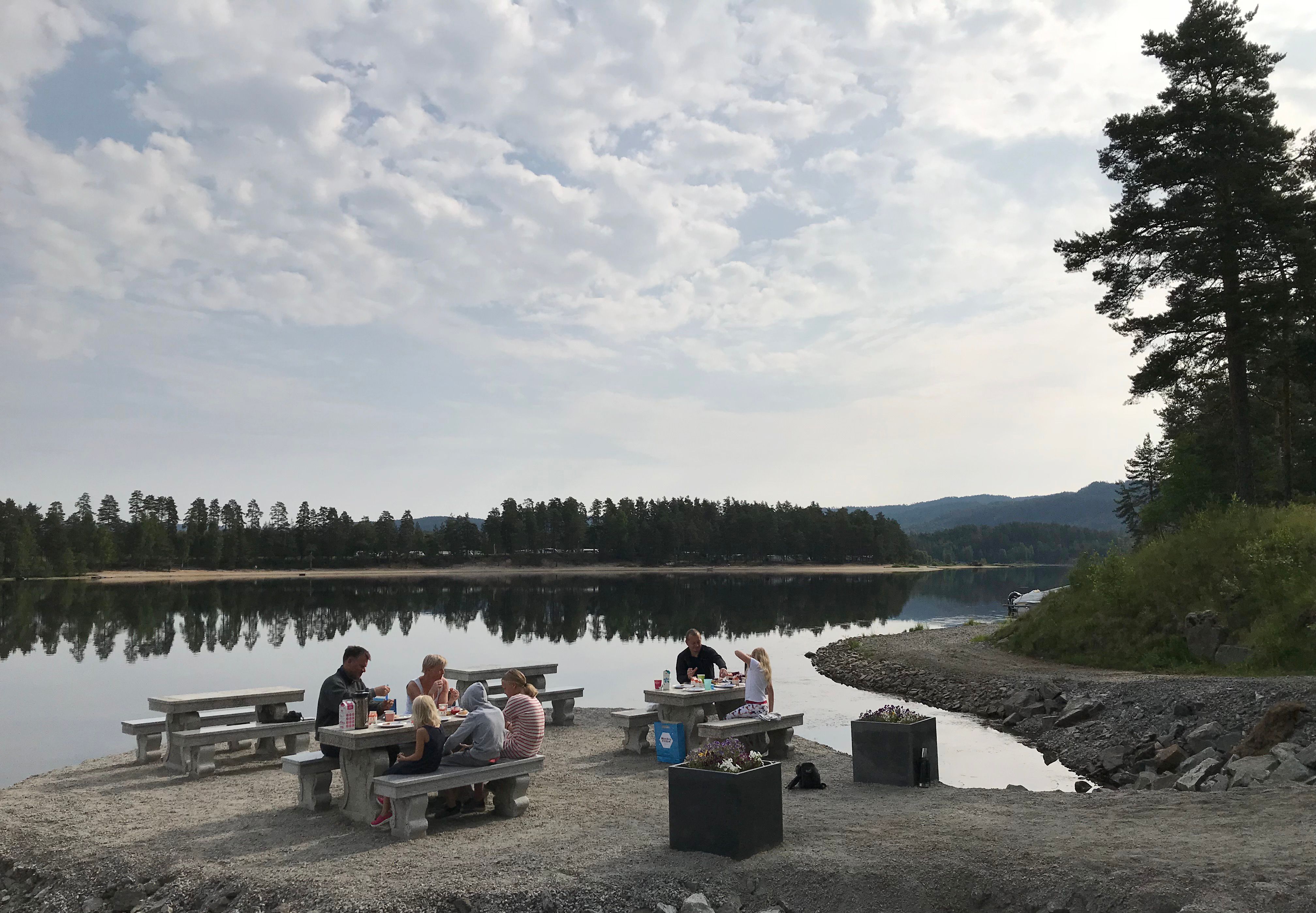 Yurteparken i Mineralparken Evje
